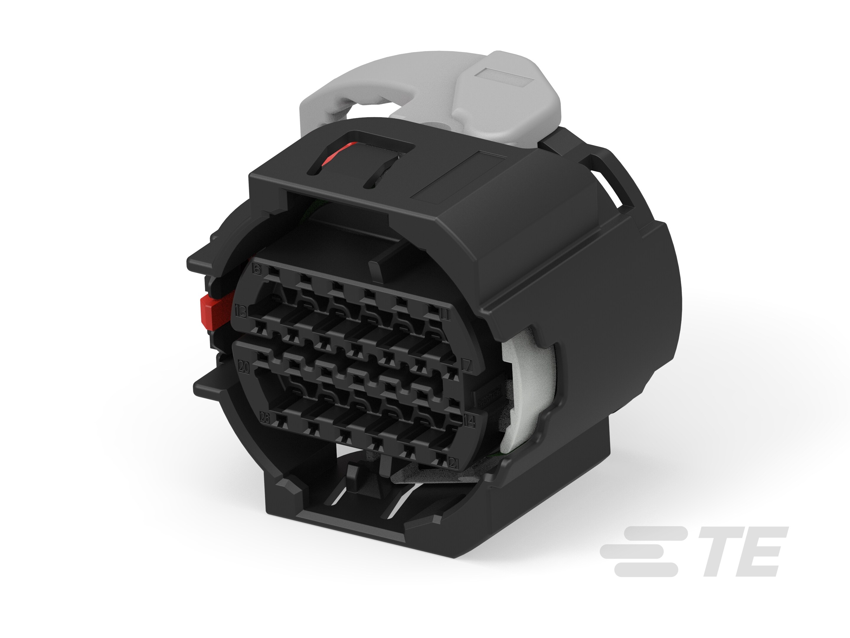 26POS,MCON 1.2,REC HSG ASSY,SLD,COD A-1-2203973-2