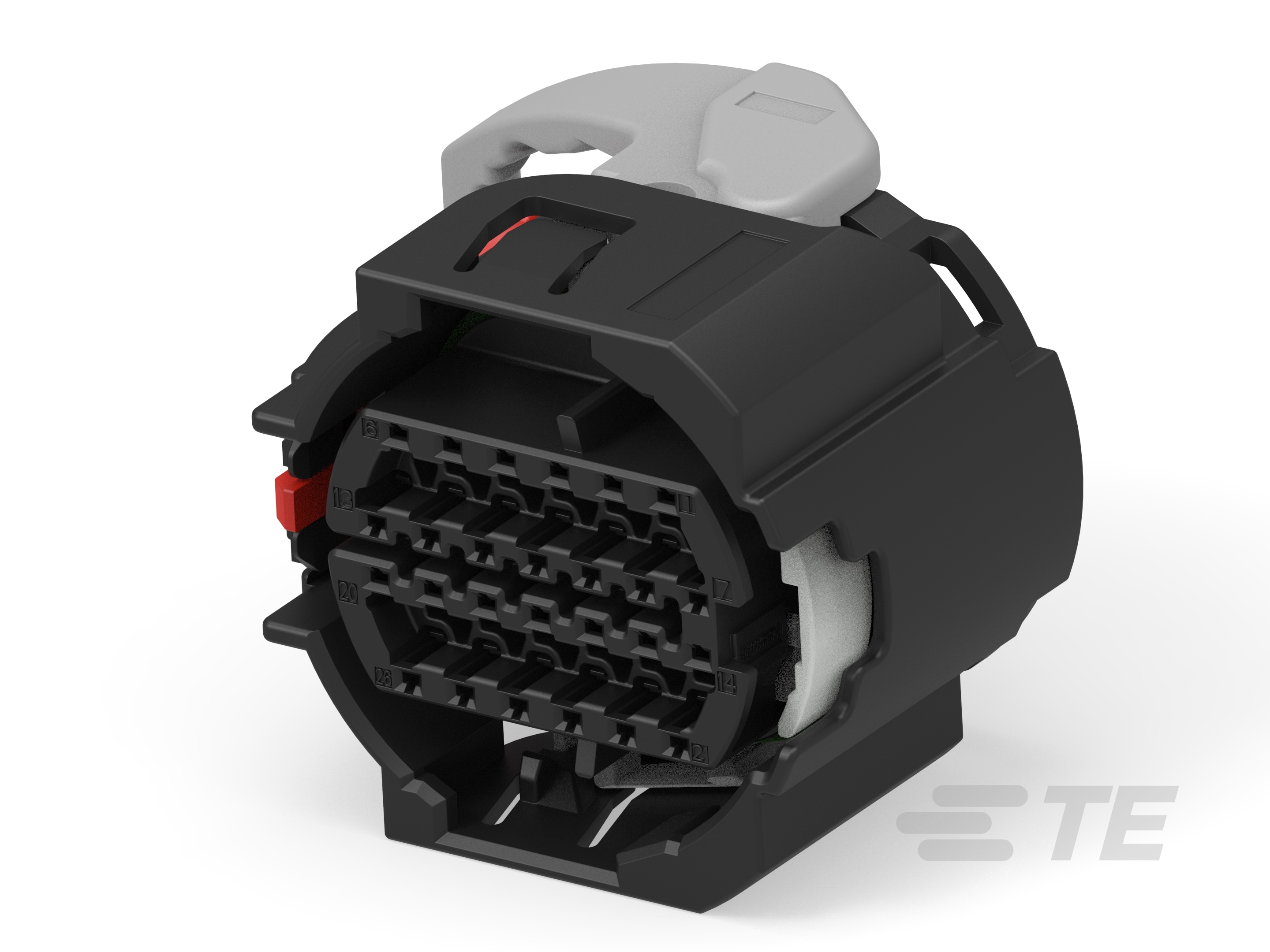26POS,MCON 1.2,REC HSG ASSY,SLD,COD A-1-2203973-5