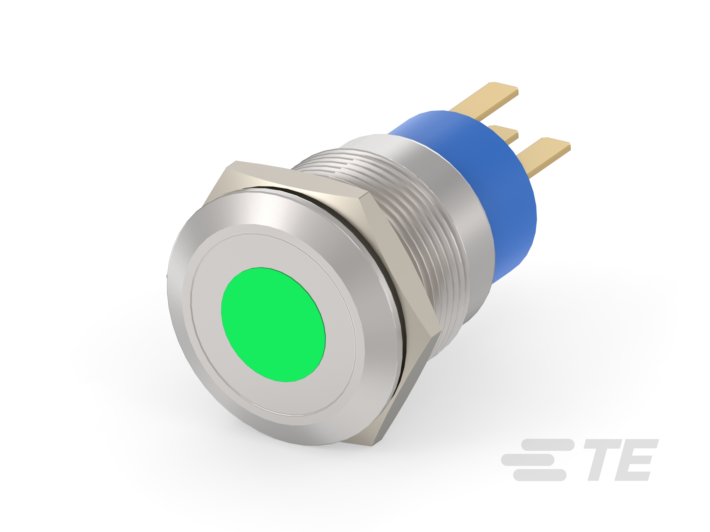 AV19 SPL 0.4VA SPOT LED GREEN 24V-3-2213765-6