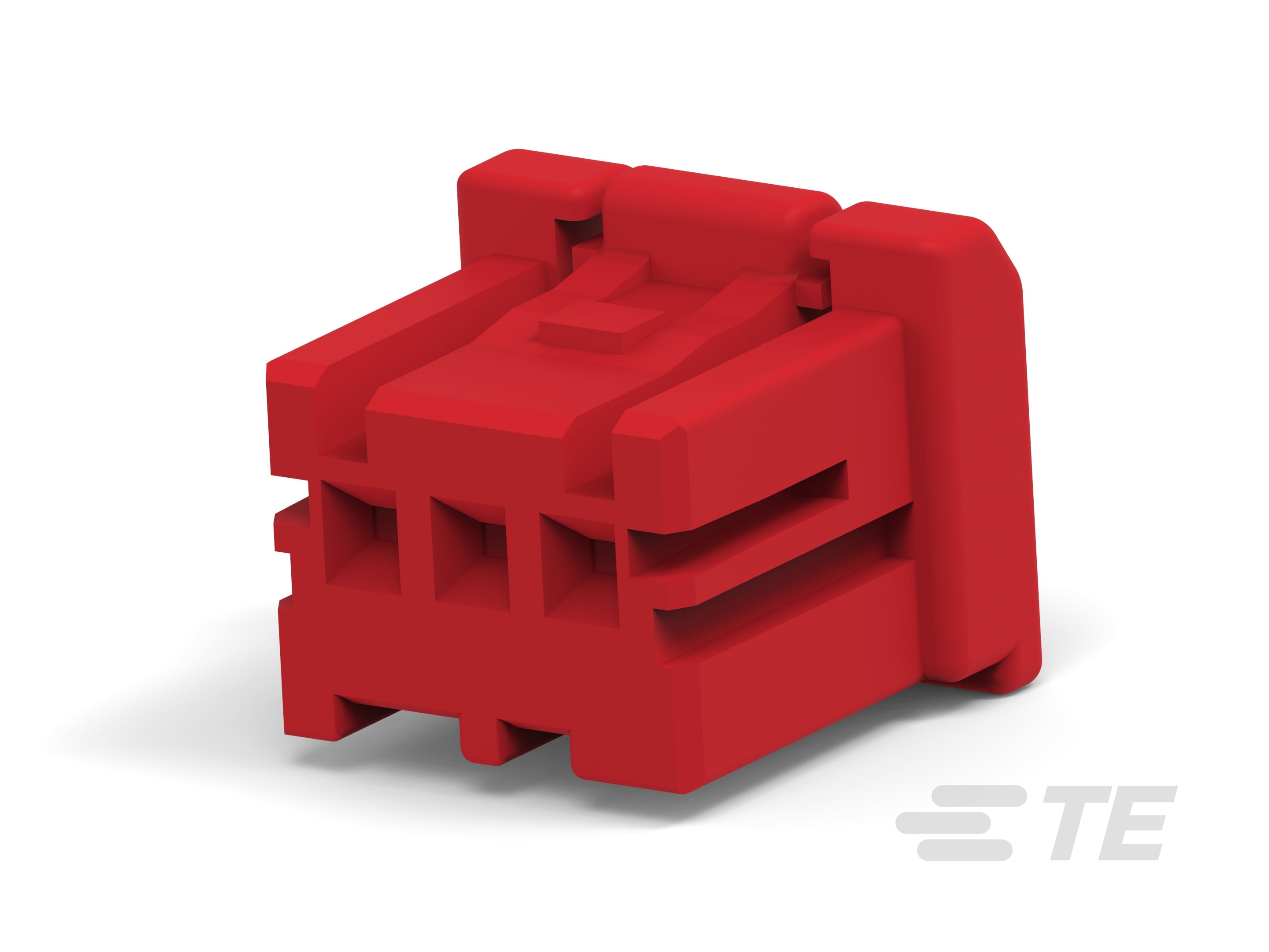 GIC 2.5 W PLUG HSG 3P RED-1-2232571-2