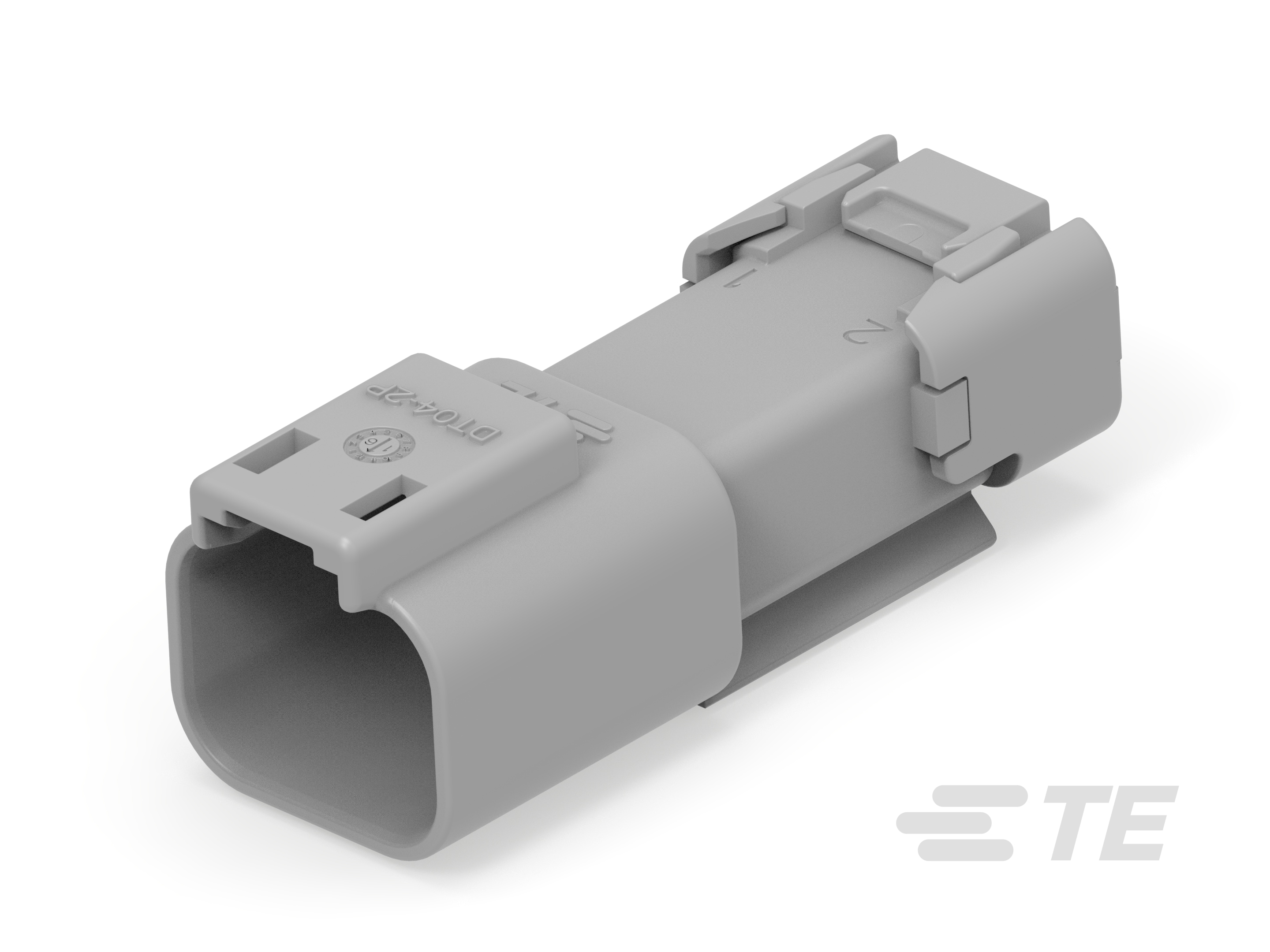 DT04-2P-TN31, REC, 2P, GRY, N, SNAPCAP-1-2303812-2