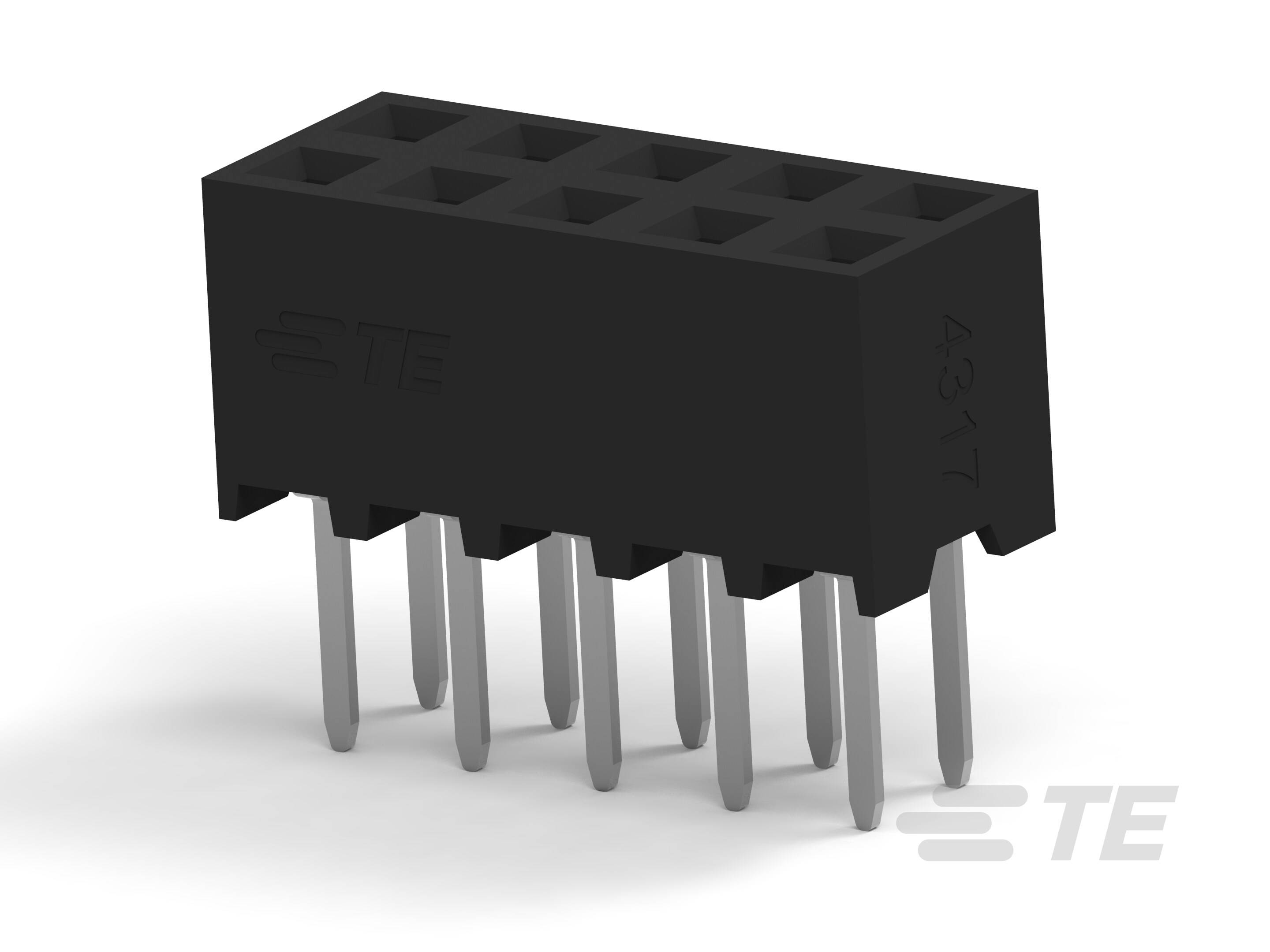 10P,2MM,B-B,REC,DRVT,2.7,0.1AU,TB, W/CAP-1-2314824-0