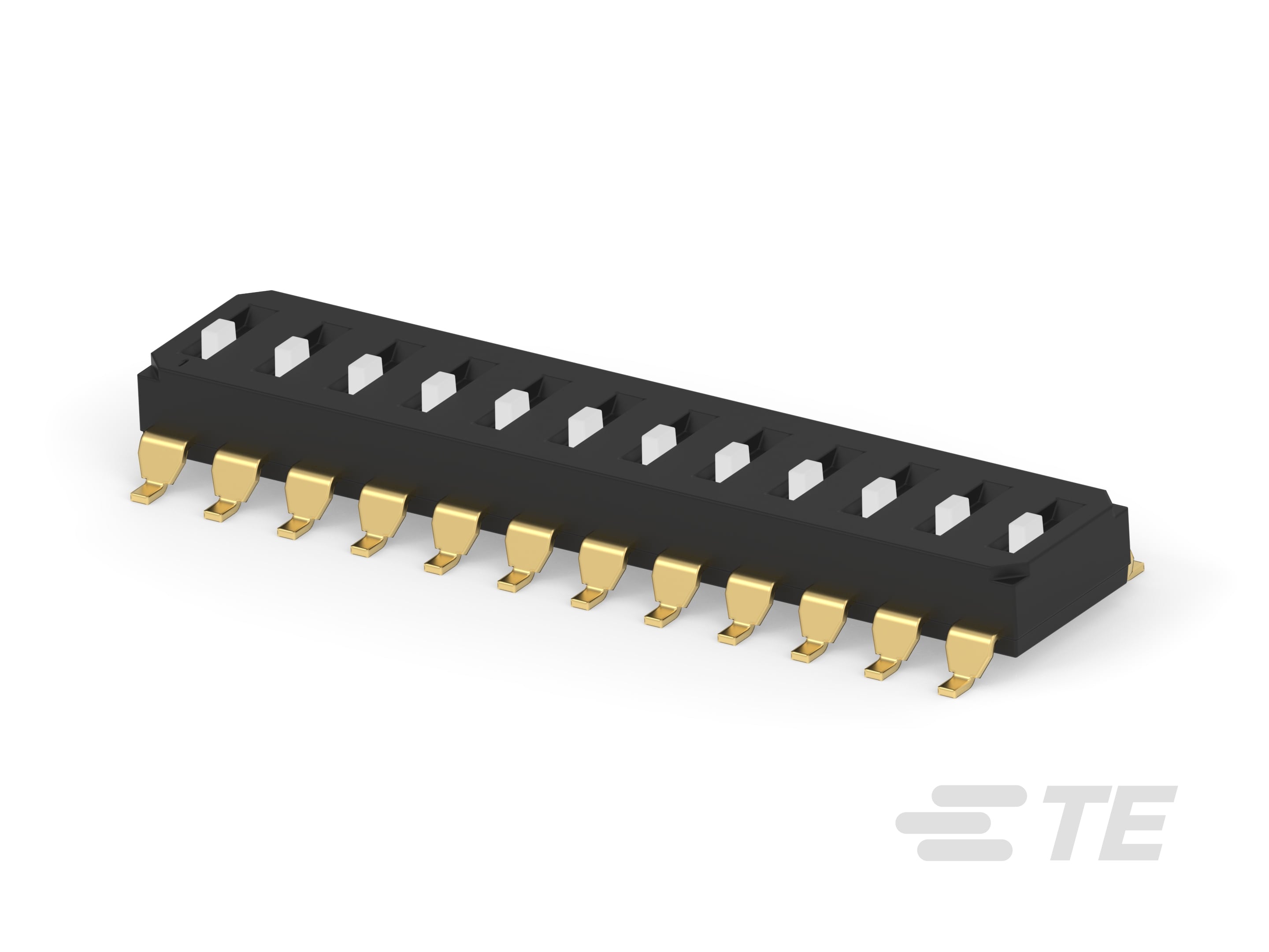 END STACK DIP 12P G RAISED  TUBE-1-2319847-1