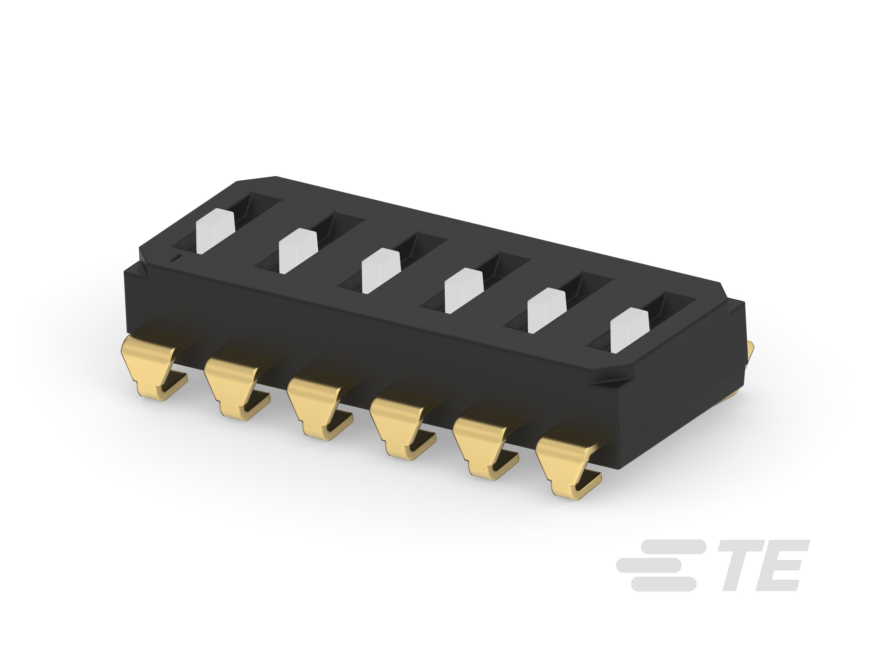 END STACK DIP 6P J RAISED  TUBE-1-2319847-6