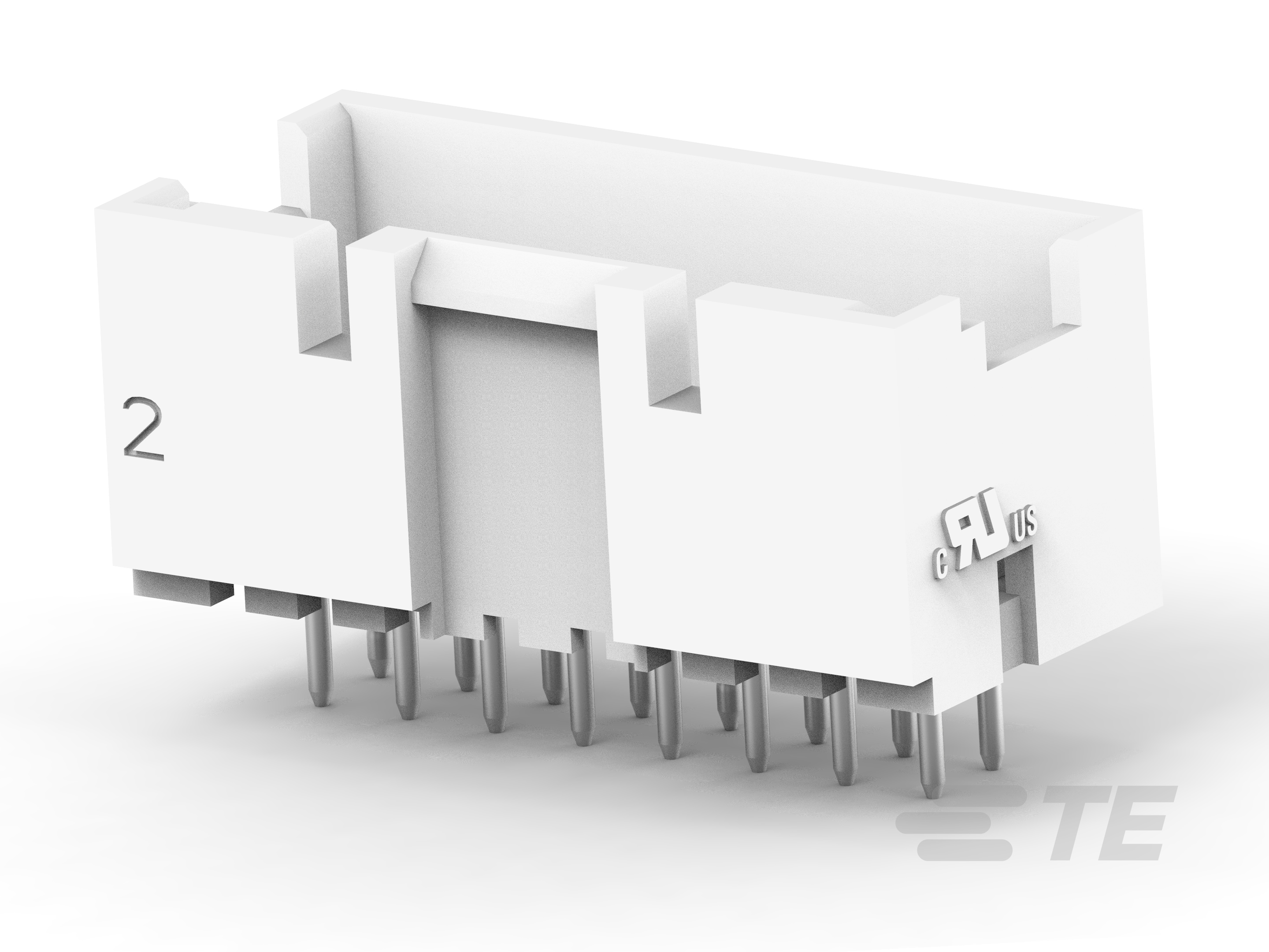 ASSY,HDR,VERT,GWT,BOSSED,DUAL ROW, EP2.5-1-2324245-6