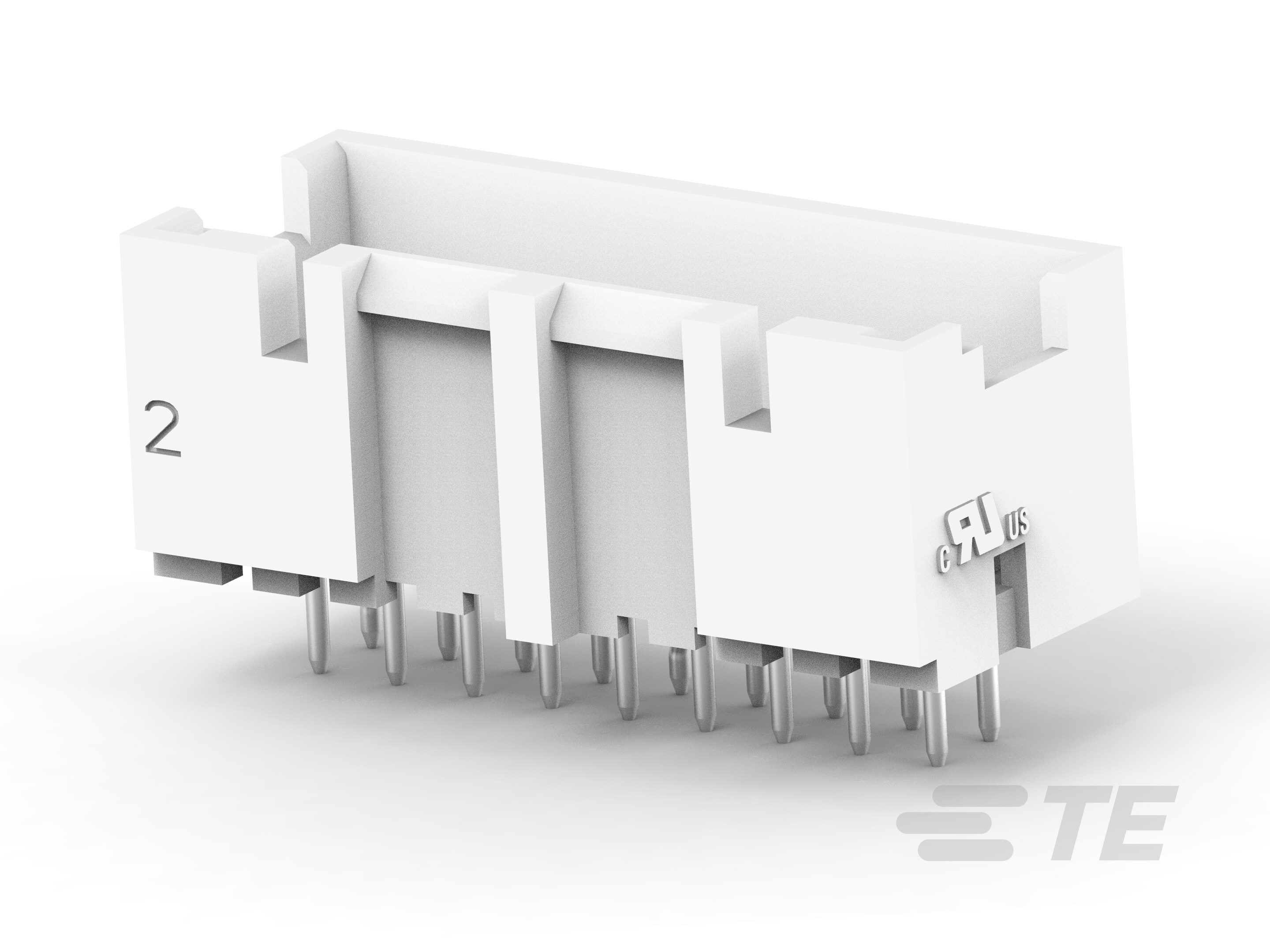ASSY,HDR,VERT,GWT,BOSSED,DUAL ROW, EP2.5-1-2324245-8