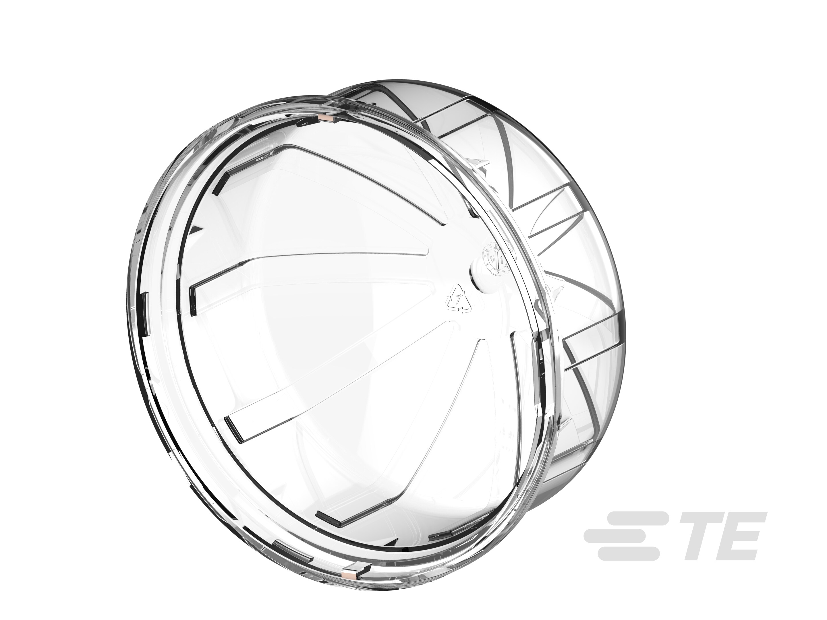 LUMAWISE S 80MM DIA DOME CLEAR MEDIUM-1-2328823-2