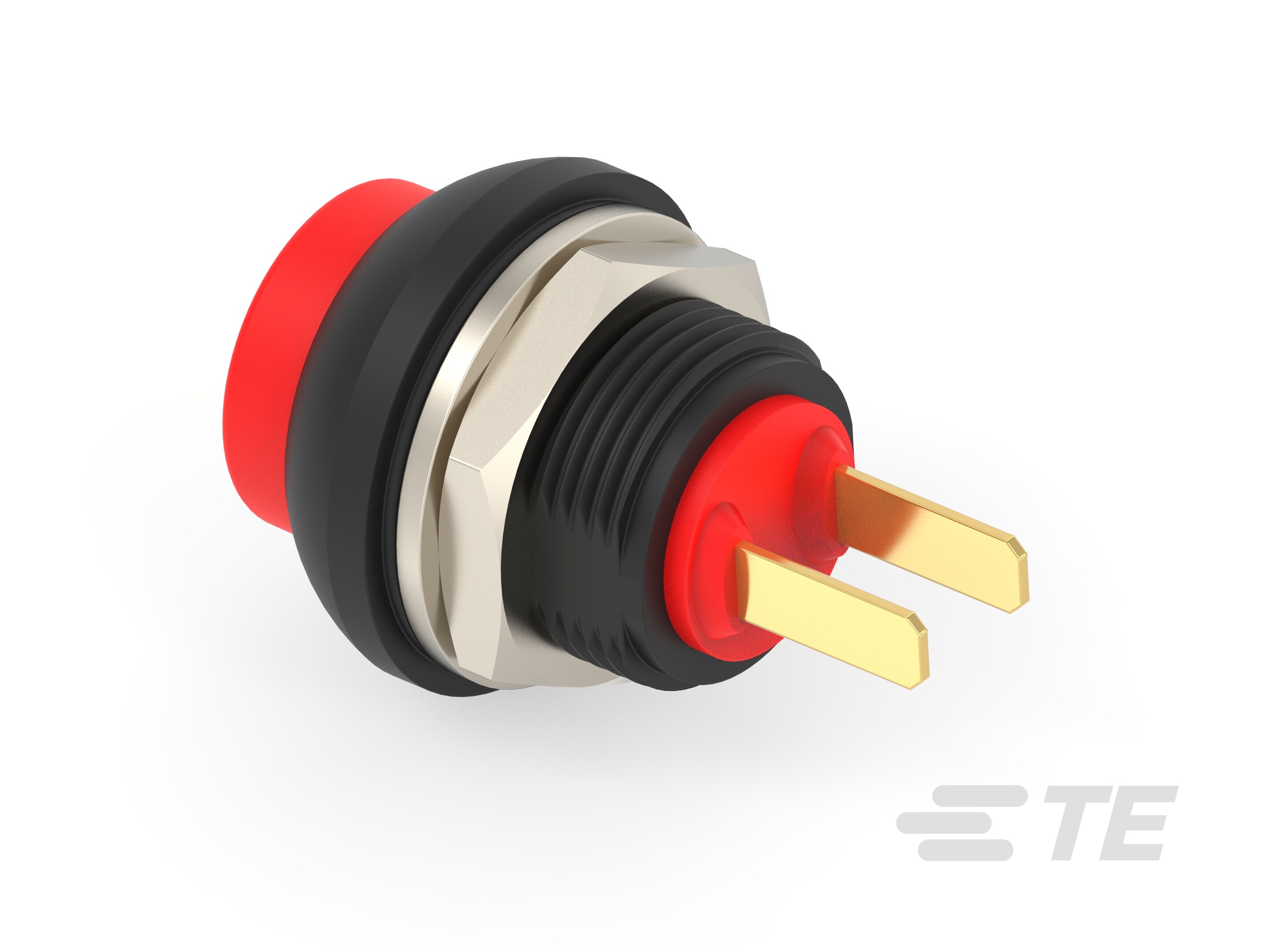 PB OFF/ON HC RED M3 TERM.  IP68-1-2329328-2