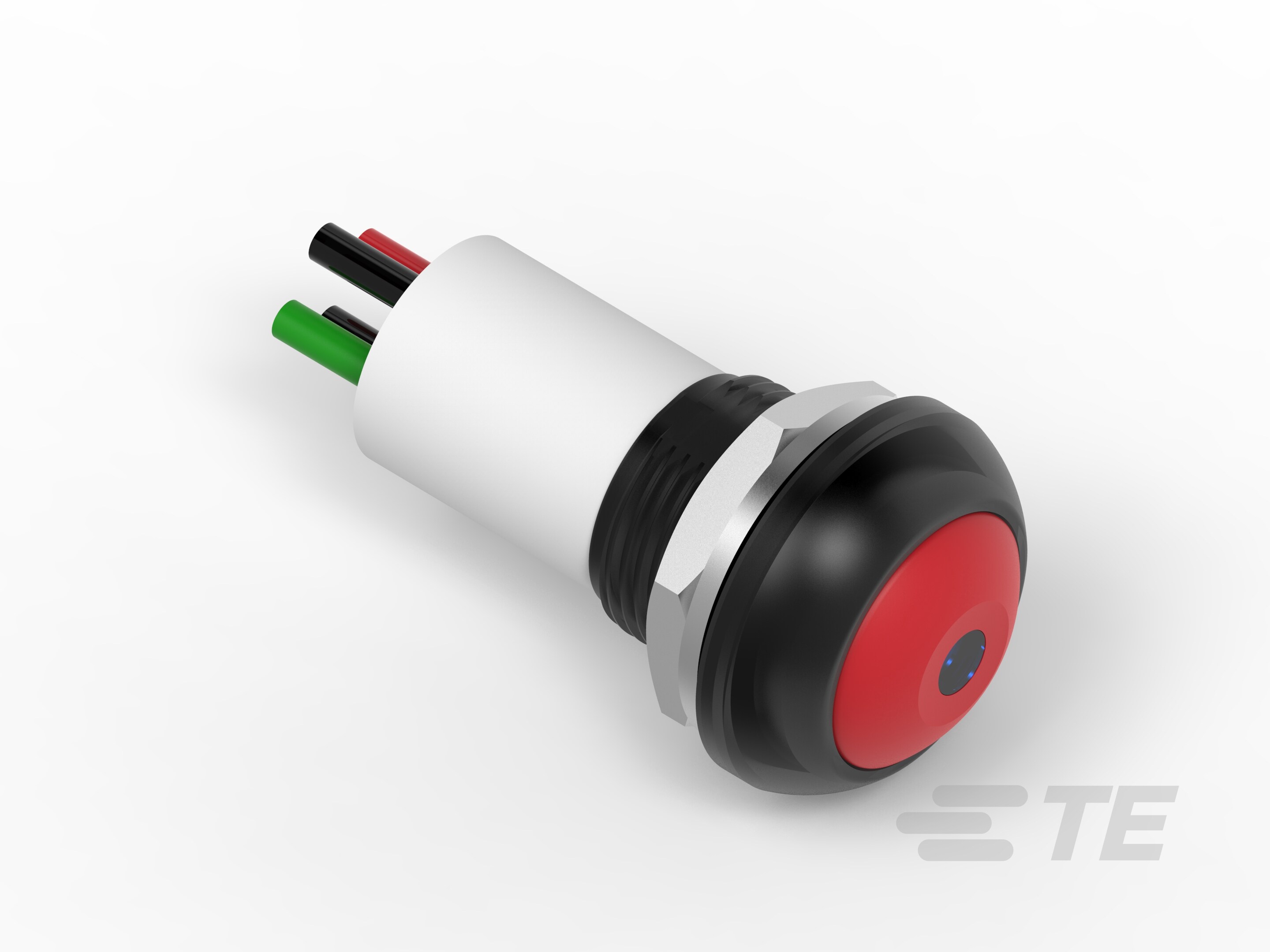 PB OFF/ON FC RED M1 TERM BLU LED IP68 50-1-2329388-0