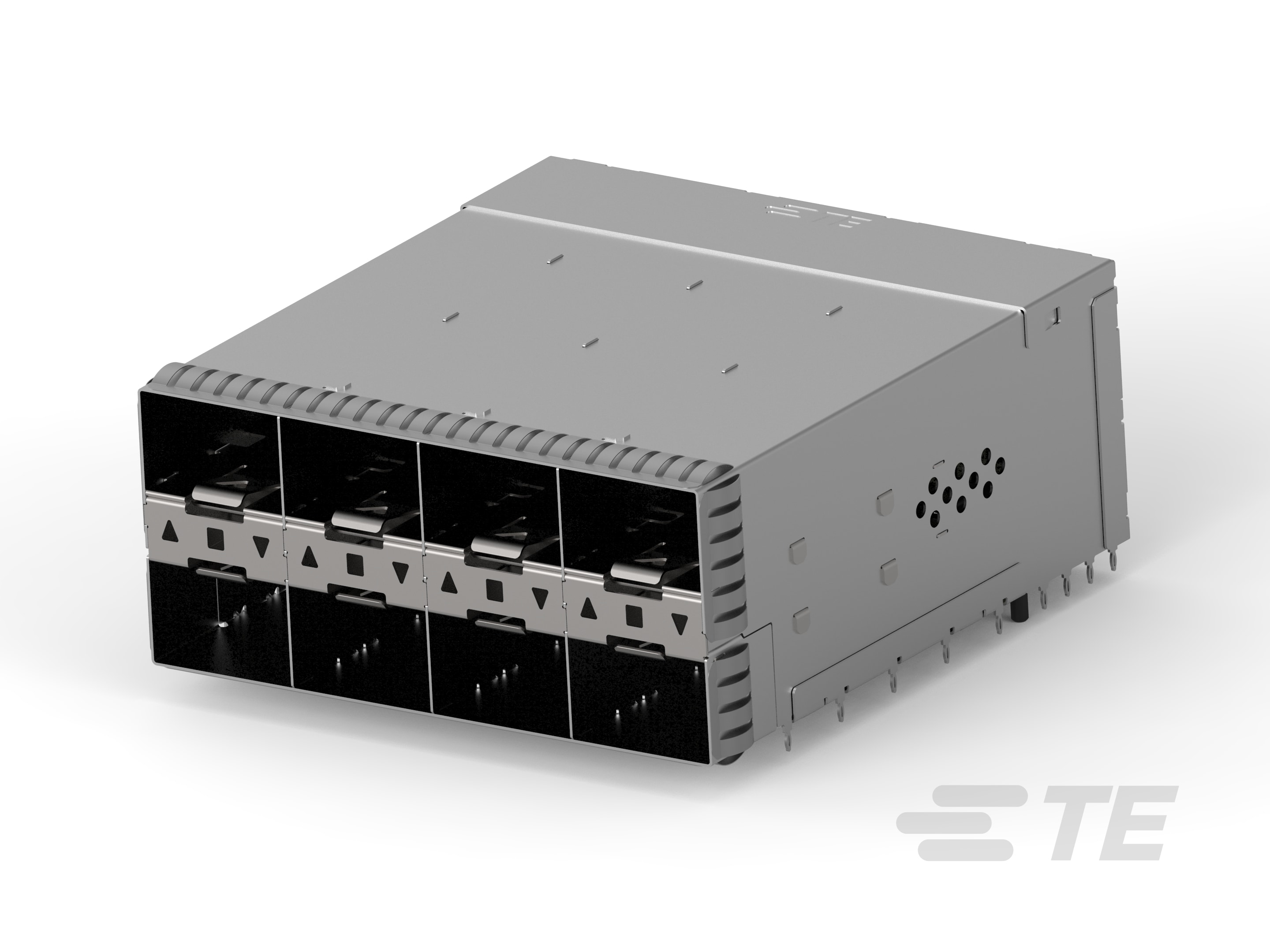 SFP56 STACKED 2X4 RECEPTACLE ASSEMBLY-1-2339978-9