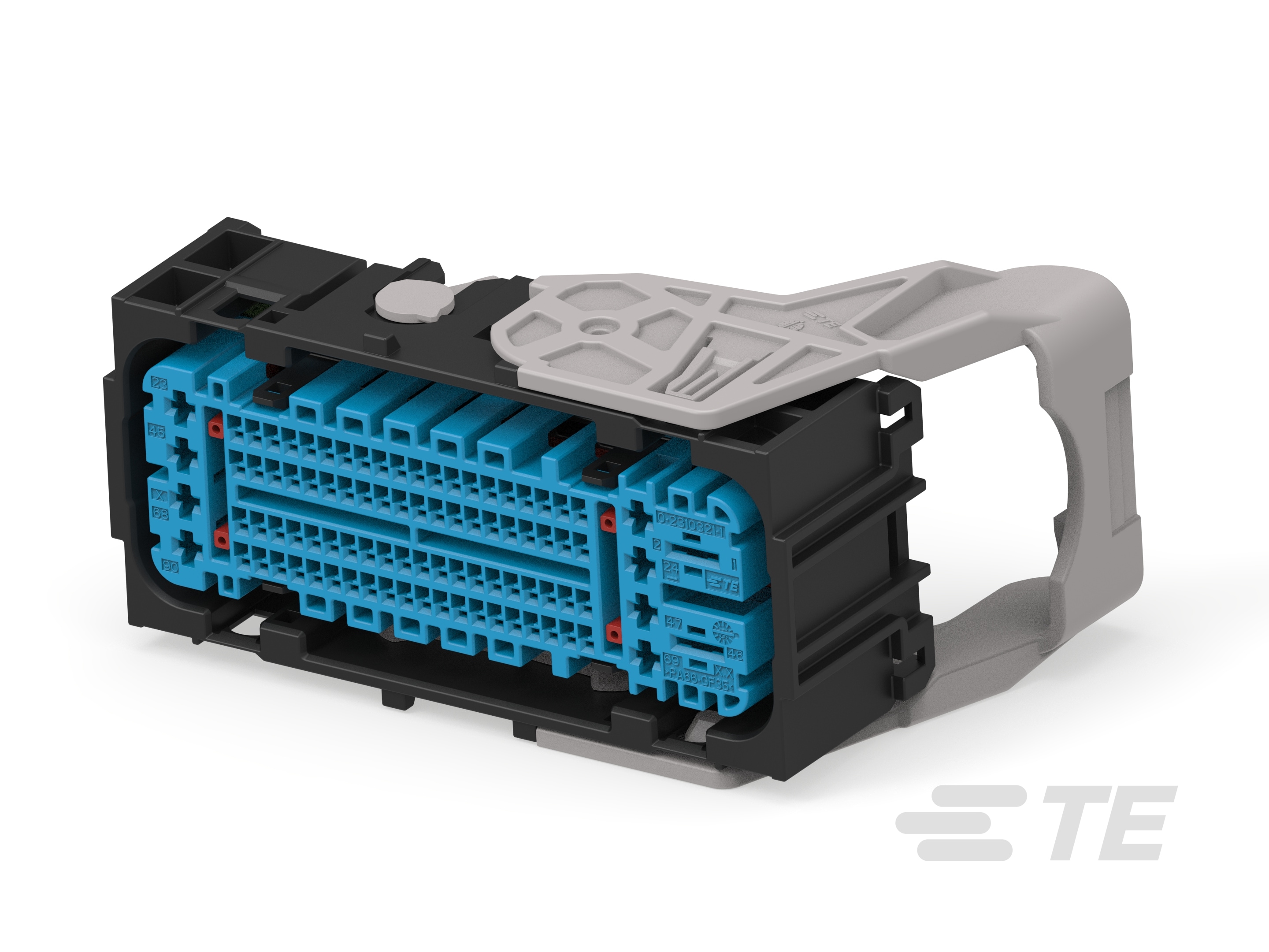 90POS,HYBRID,REC HSG ASSY,SLD,COD A-1-2344715-2