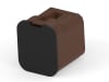 4P MATE-AX, HDR ASSY, 180DEG, COD F, CAP