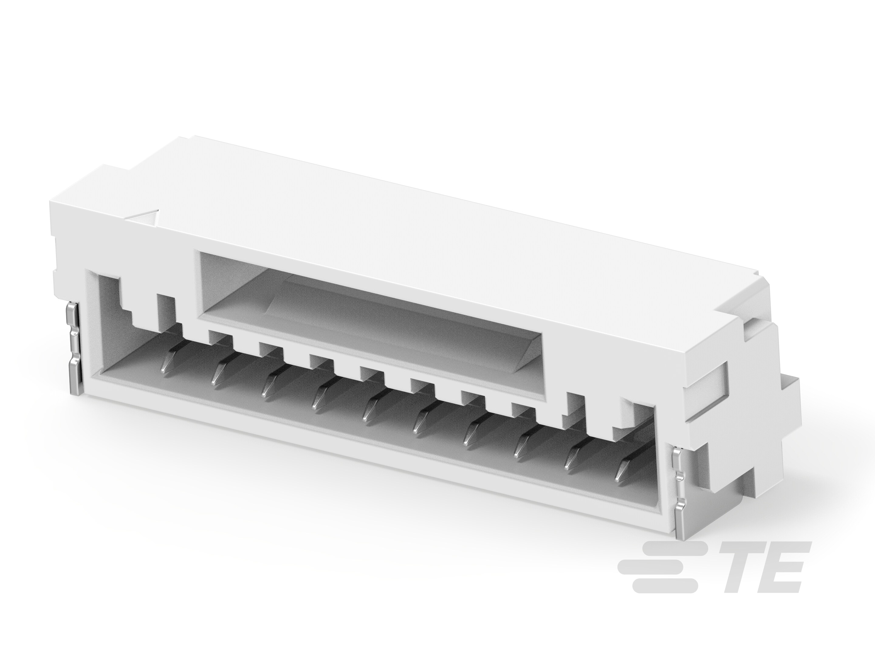 1.25P 10POS WTB R/A BRD W LATCH TIN NA-1-2390136-0