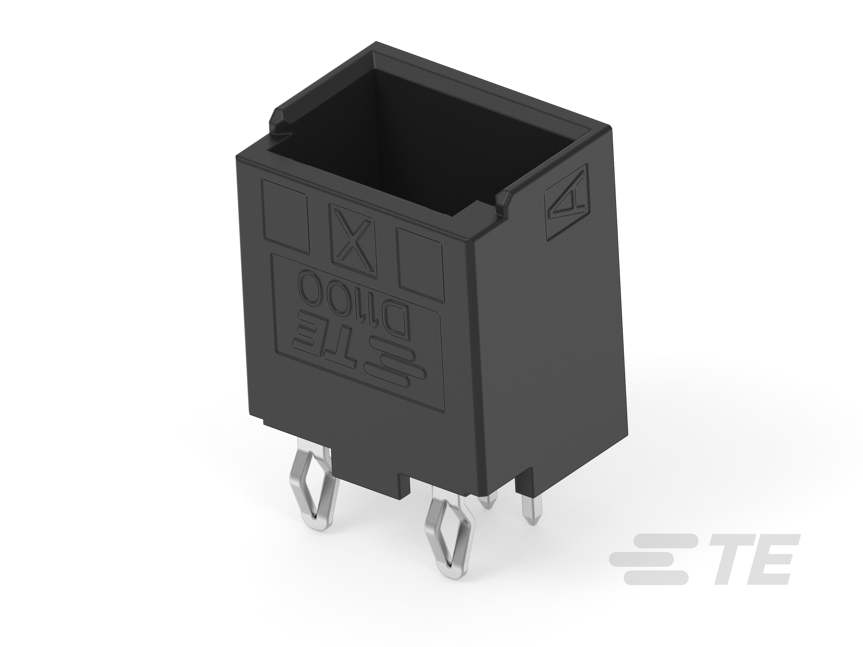 D1100S HDR  ASSY, 4P, X-KEY, V, TIN-PL-1-2390471-4