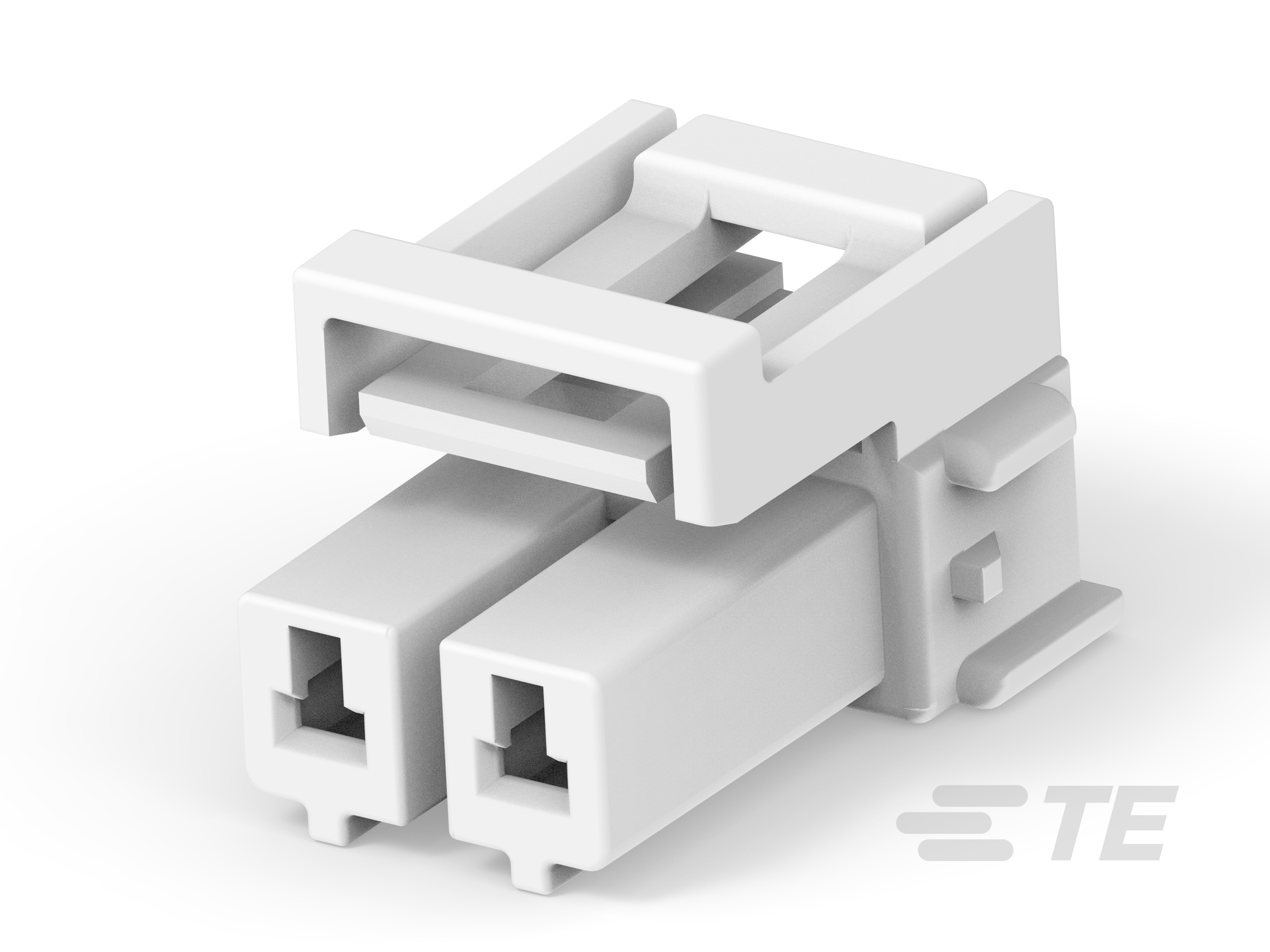 POWER DOUBLE LOCK PLUG HOUSING, 2P-1-2391516-2