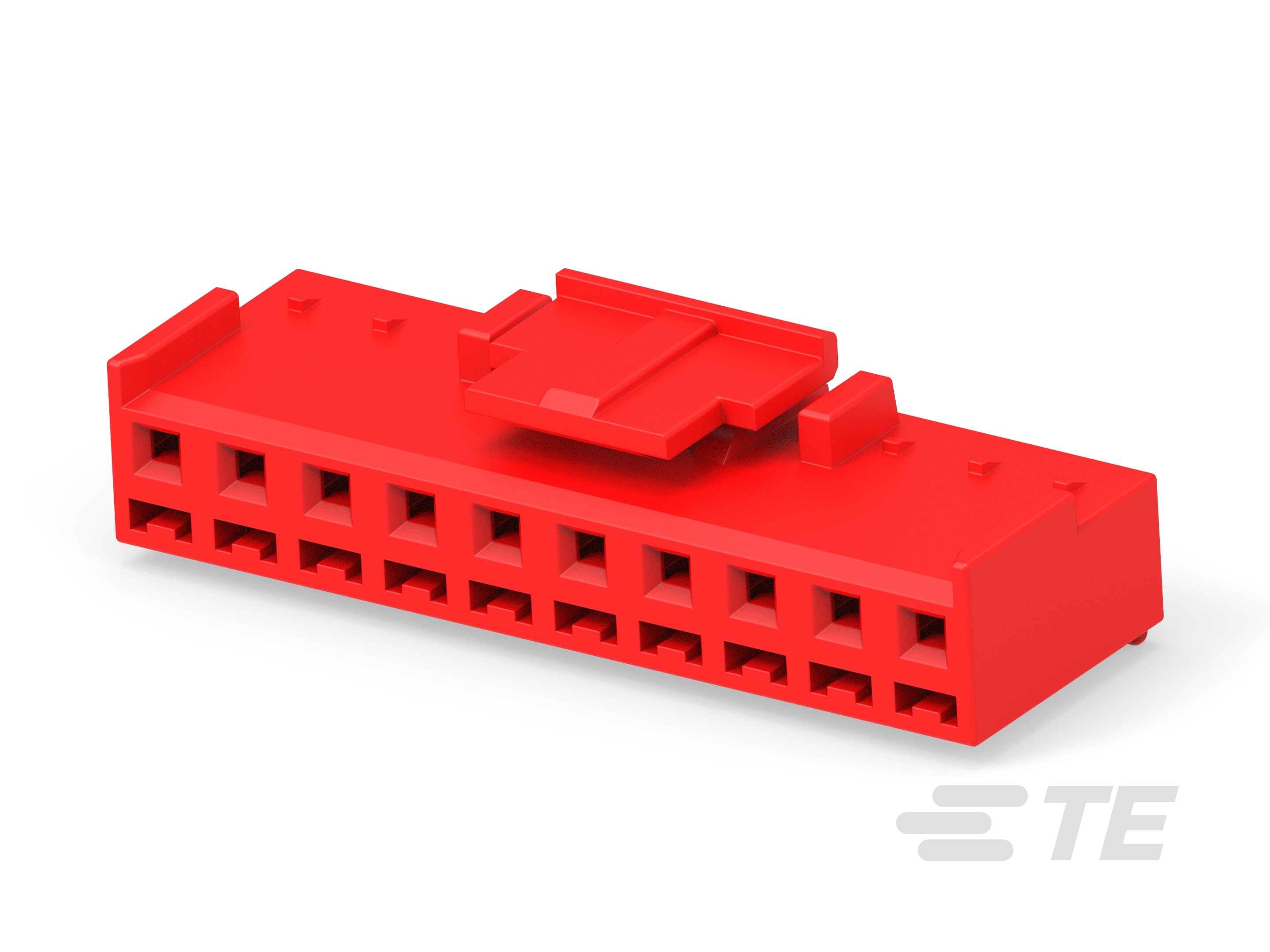 EP II PLUG HOUSING, 10P, RED, NON-GWT-1-2421885-0