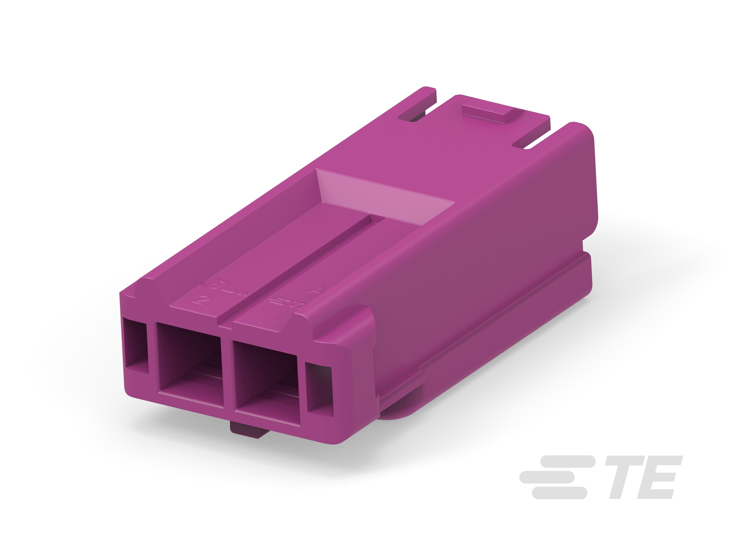 5.0 Power Key WTW Cap HSG, 2P Violet-1-2430785-2