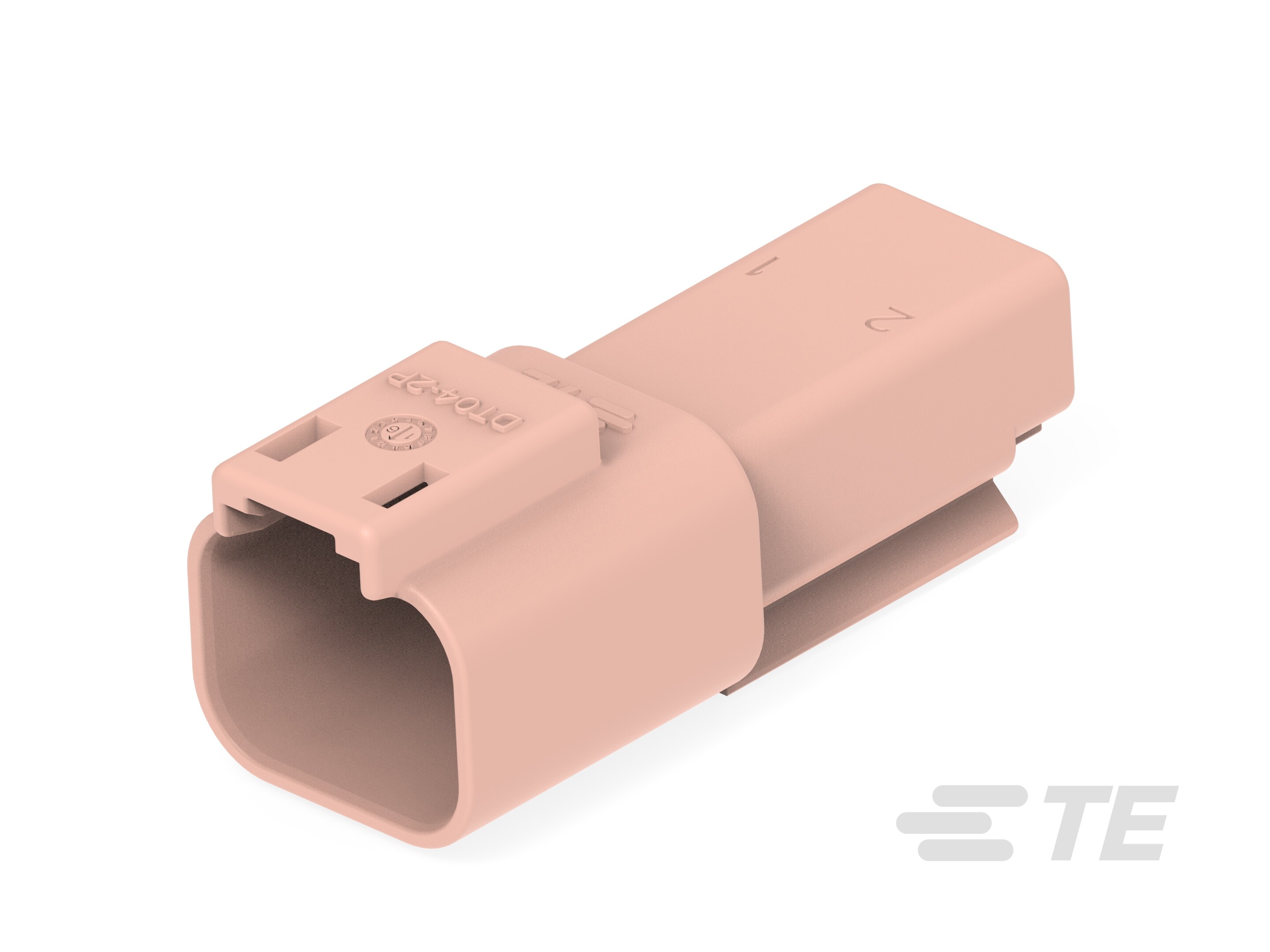 DT04-2P-TE09, RCPT, 2P, BRN, E-1-2448108-1