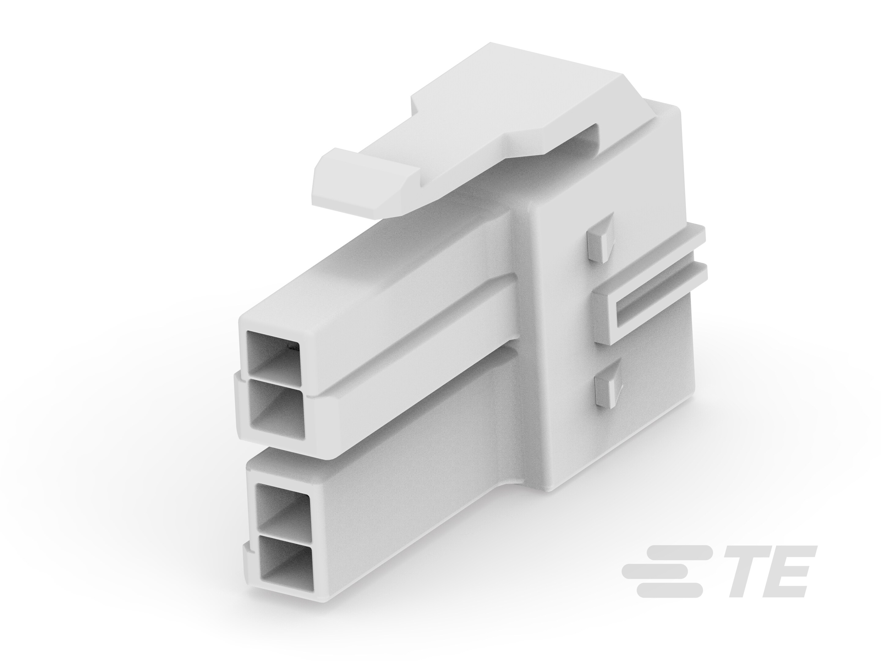 QP 6.5 PLUG HOUSING, 2P, NATURAL-1-2465651-2