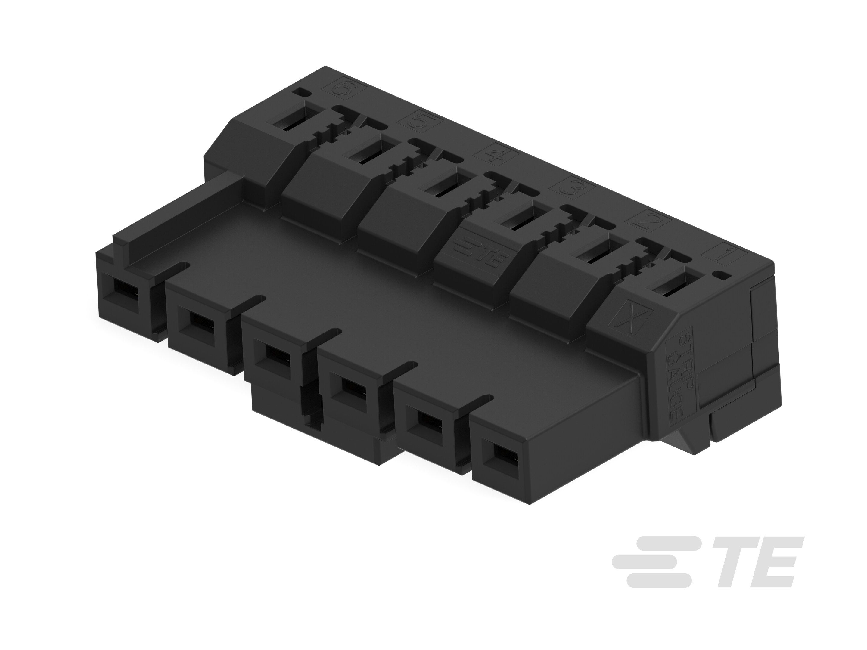 D3950 REC 6POS 1ROW X KEY MARKED  LC-1-2475329-6