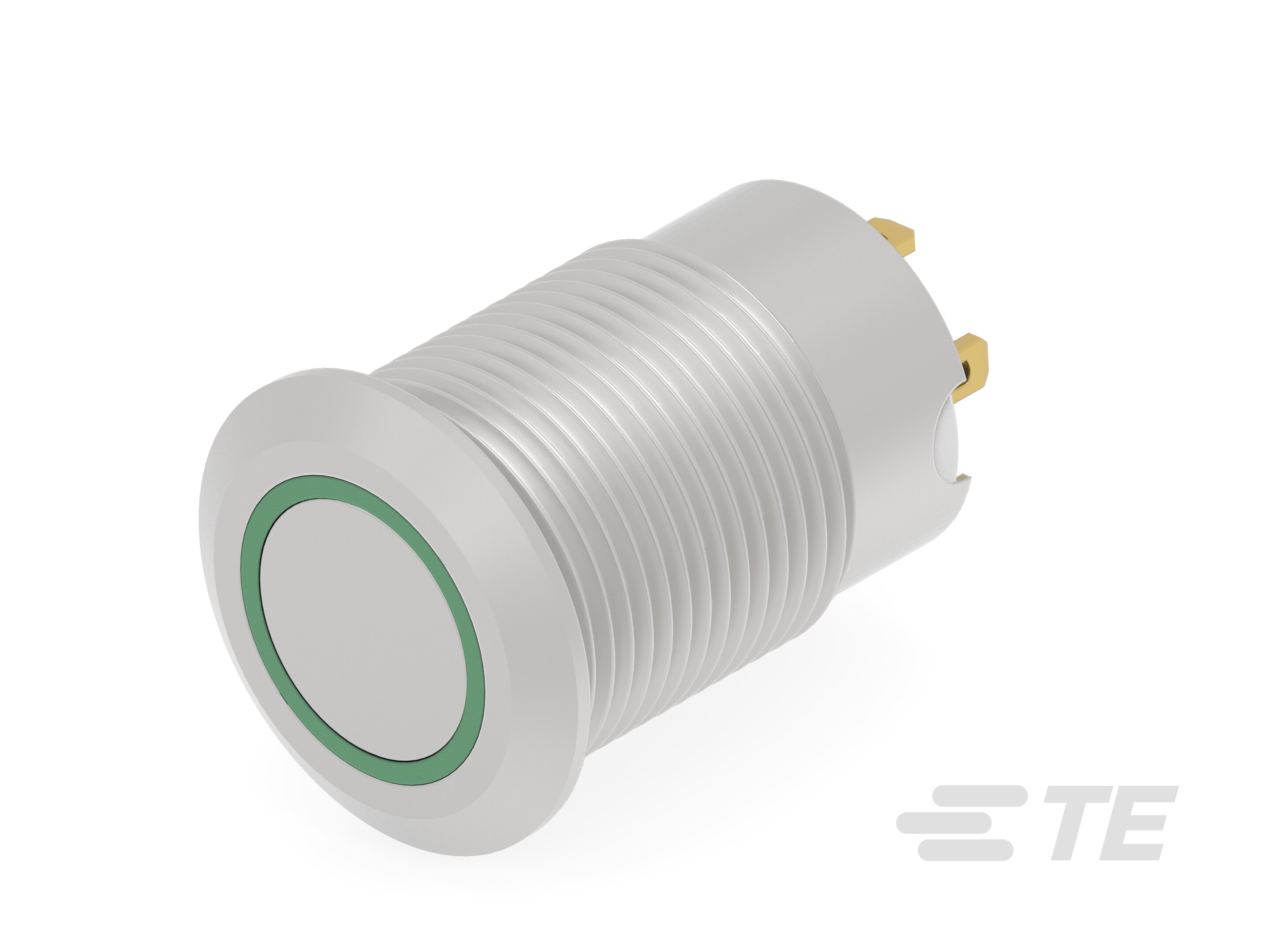 AV12 SPM 0.1A/24VDC GREEN LED 24V FLUSH-1-2488219-0