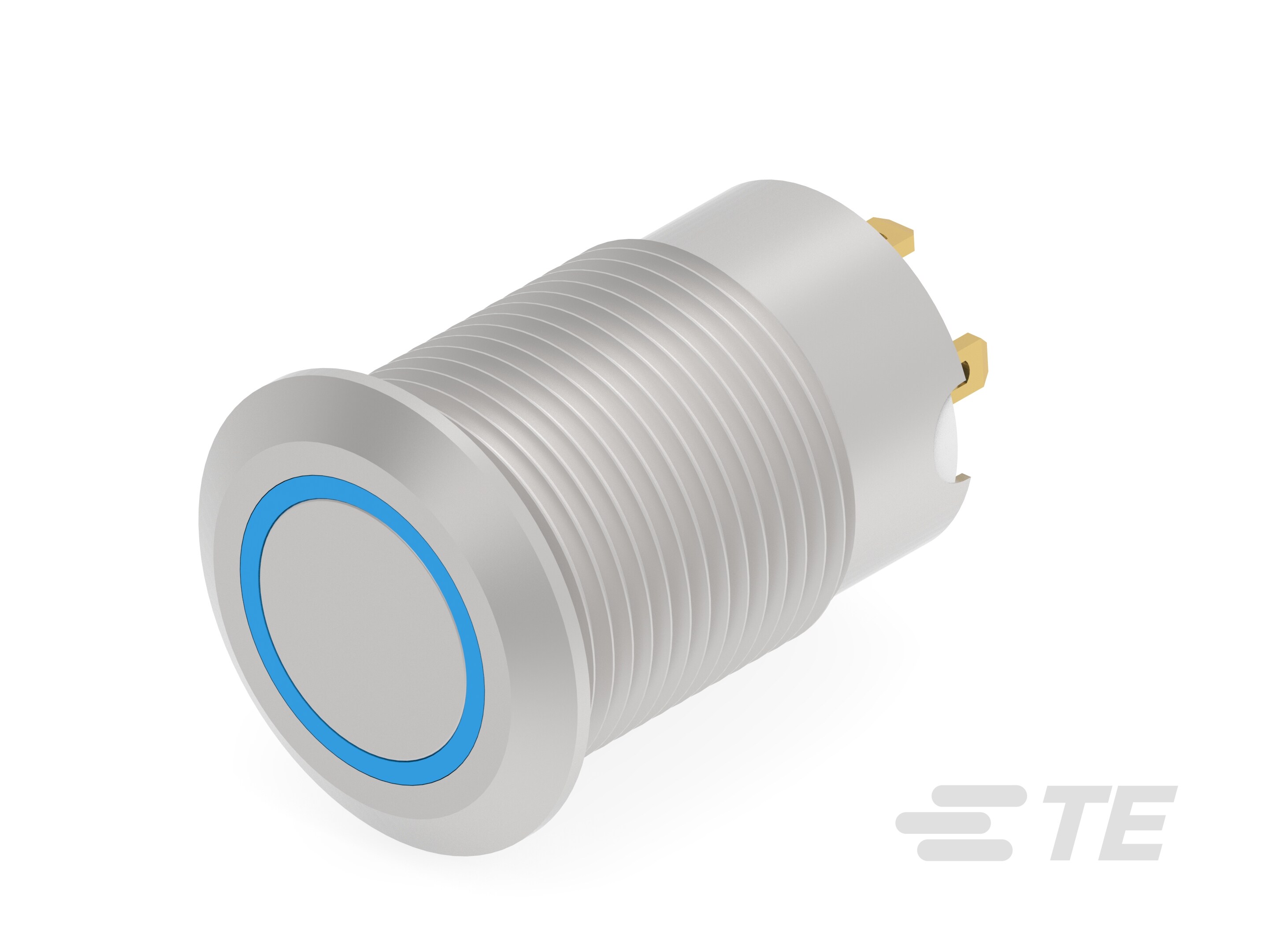 AV12 SPM 0.1A/24VDC BLUE LED 24V FLUSH-1-2488219-1