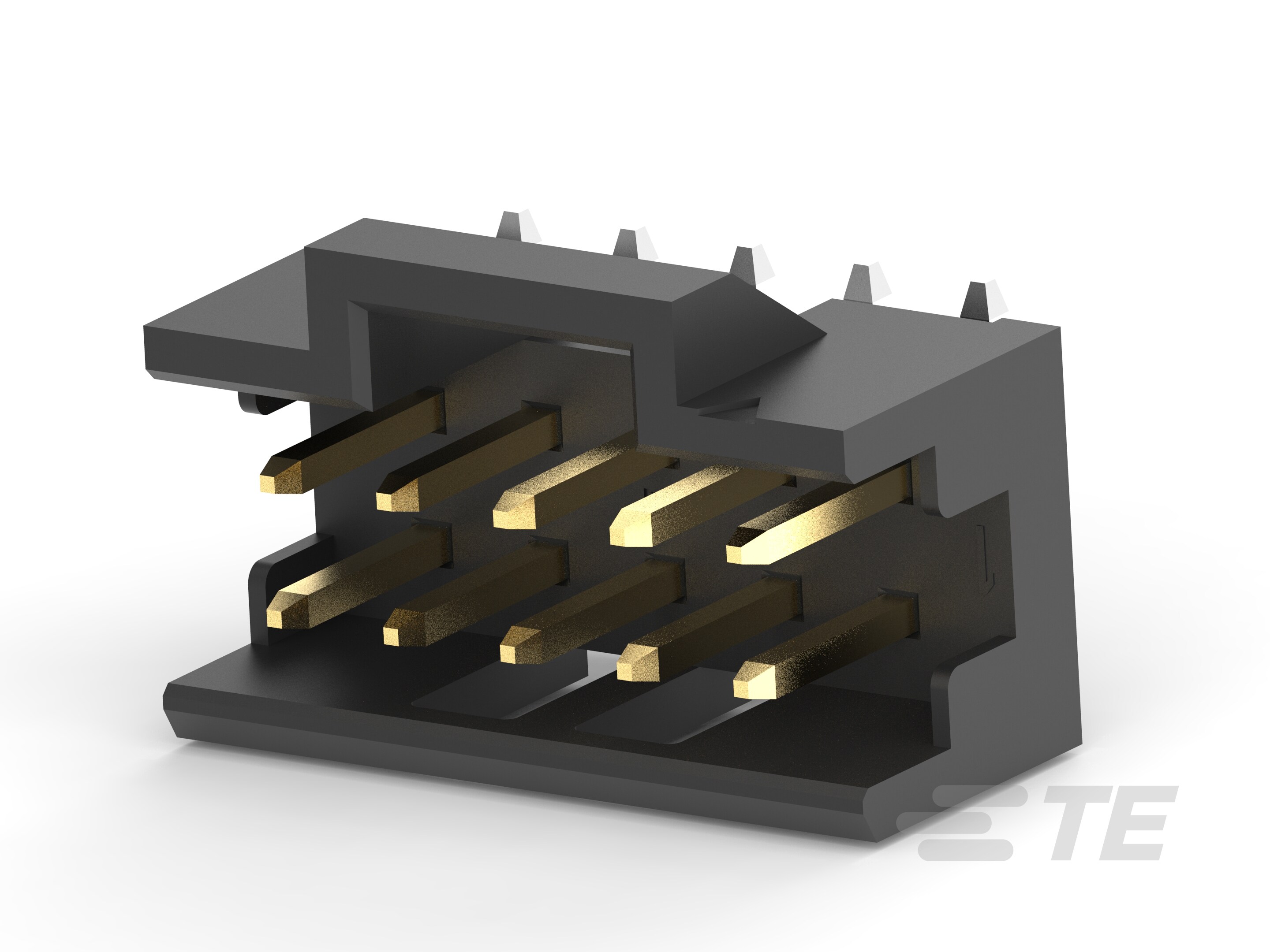 10P,2MM,PL HDR,DRVT,SMD,0.38AU,TB W/CAP-1-2823951-0