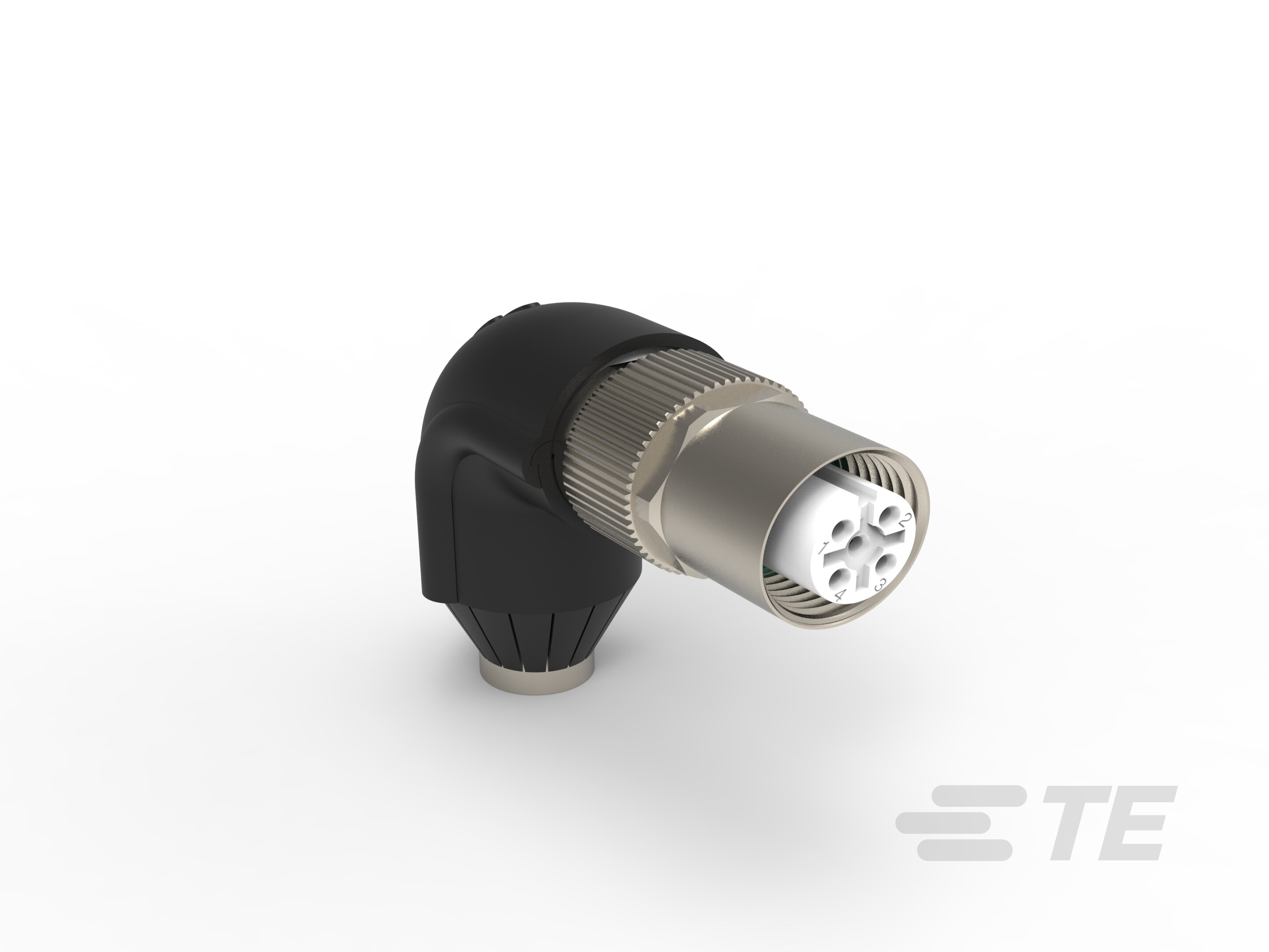 M12 A-90 DEGREE-F-5, CAT 5E 6.5MM, TE-1-2823587-2