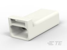 2P REC, MINIATURE WATERPROOF CONN.WHITE