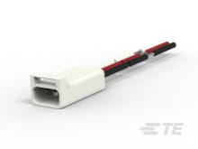 3P,REC CABLE ASSY-200MM,WHITE,TIN-1-2834183-2