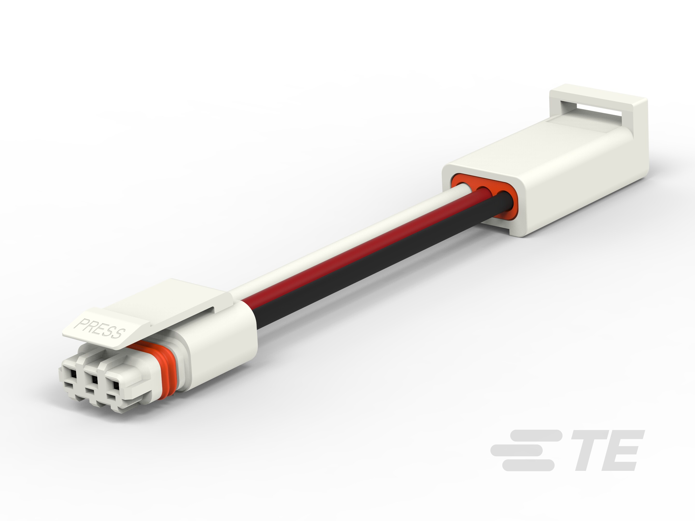 3P,FULL CABLE ASSY-152.4MM,WHITE,TIN-1-2834184-1