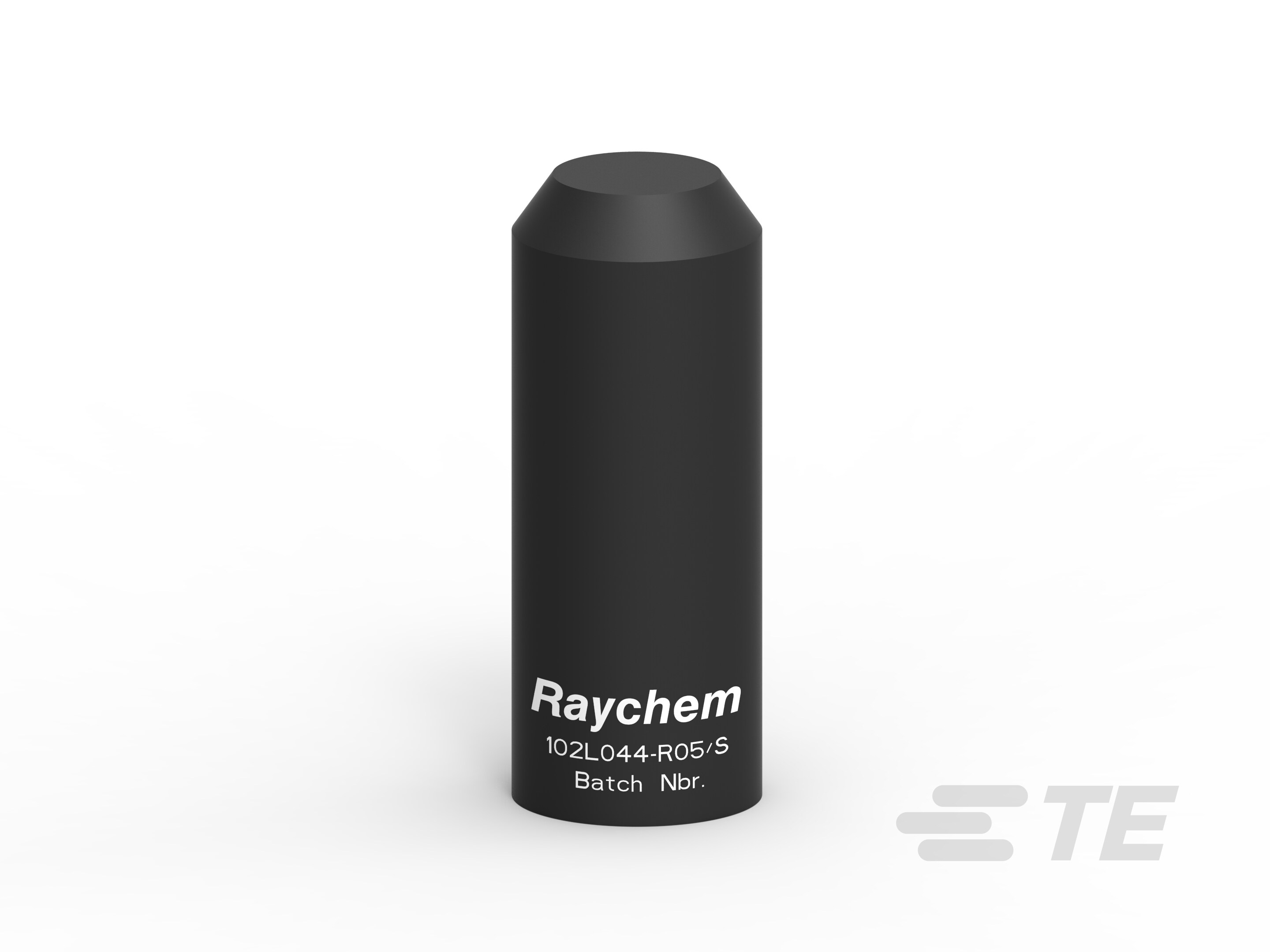 Raychem UBGA 4x35-150 Heat Shrink End Cap - 1kV Voltage Resistant, 56mm Black (Tyco)