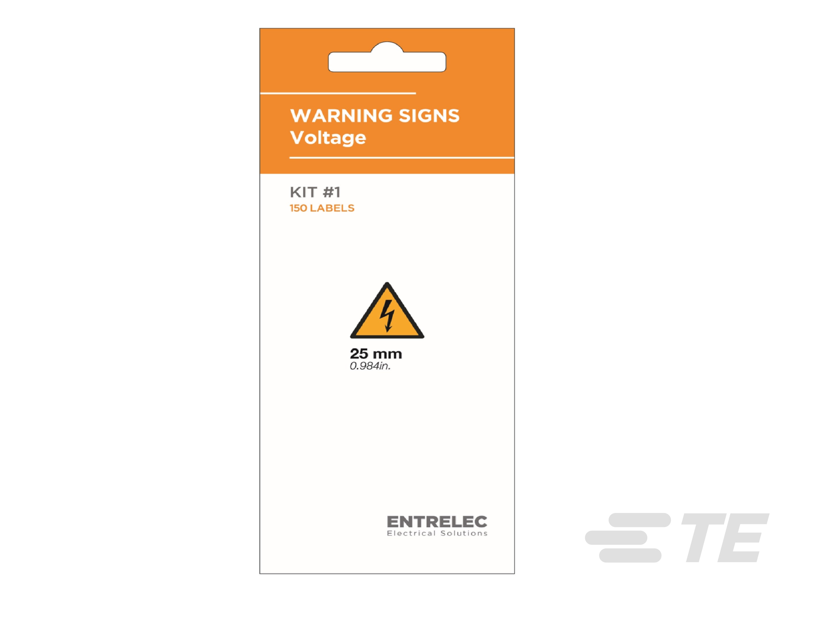 ENTRELEC high voltage warning signs-CAT-KB4-L-WARN