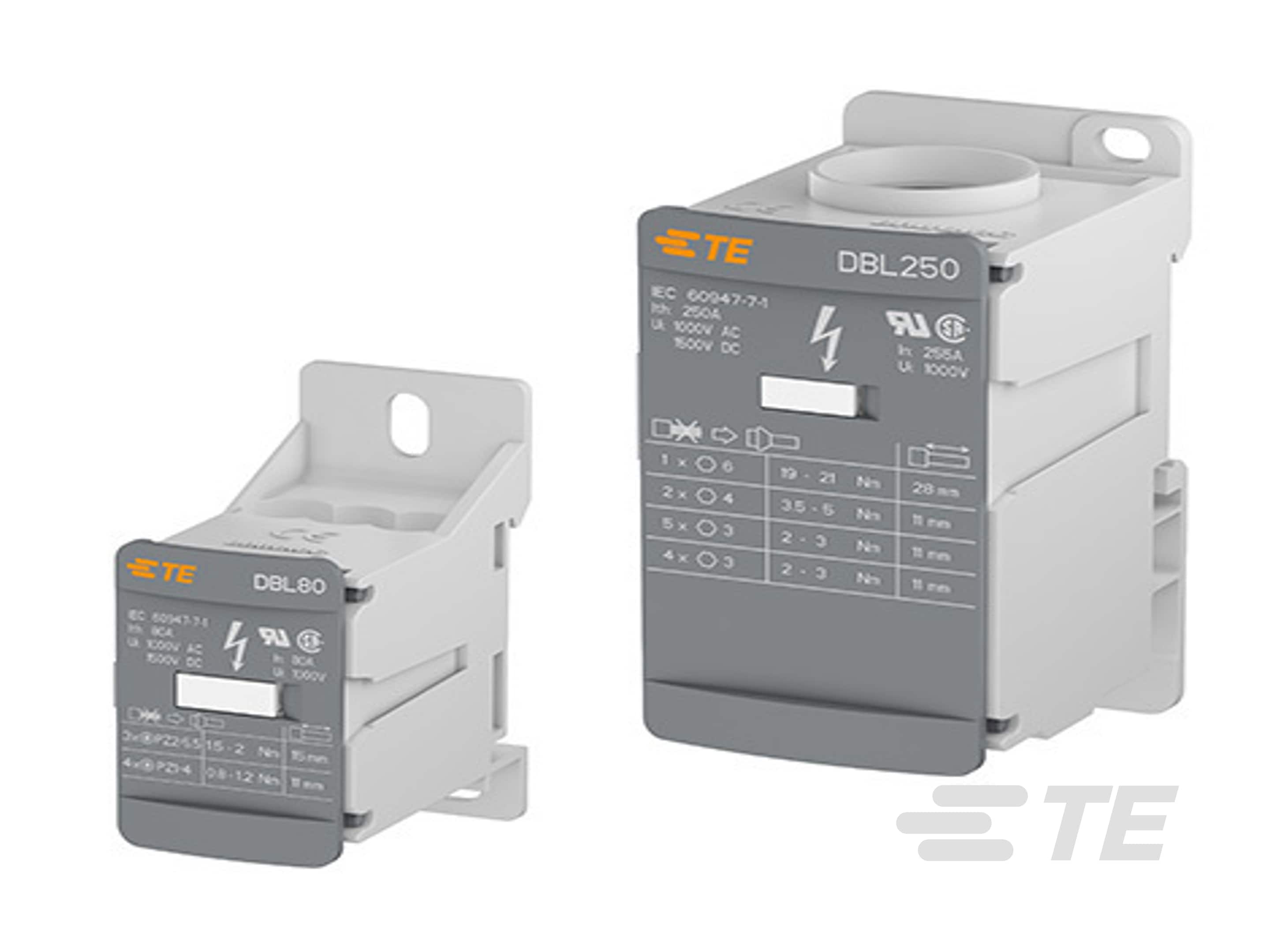 DBL Power Distribution Block: Screw clamp technology, 1 to 3 poles-CAT-ABS-DBL