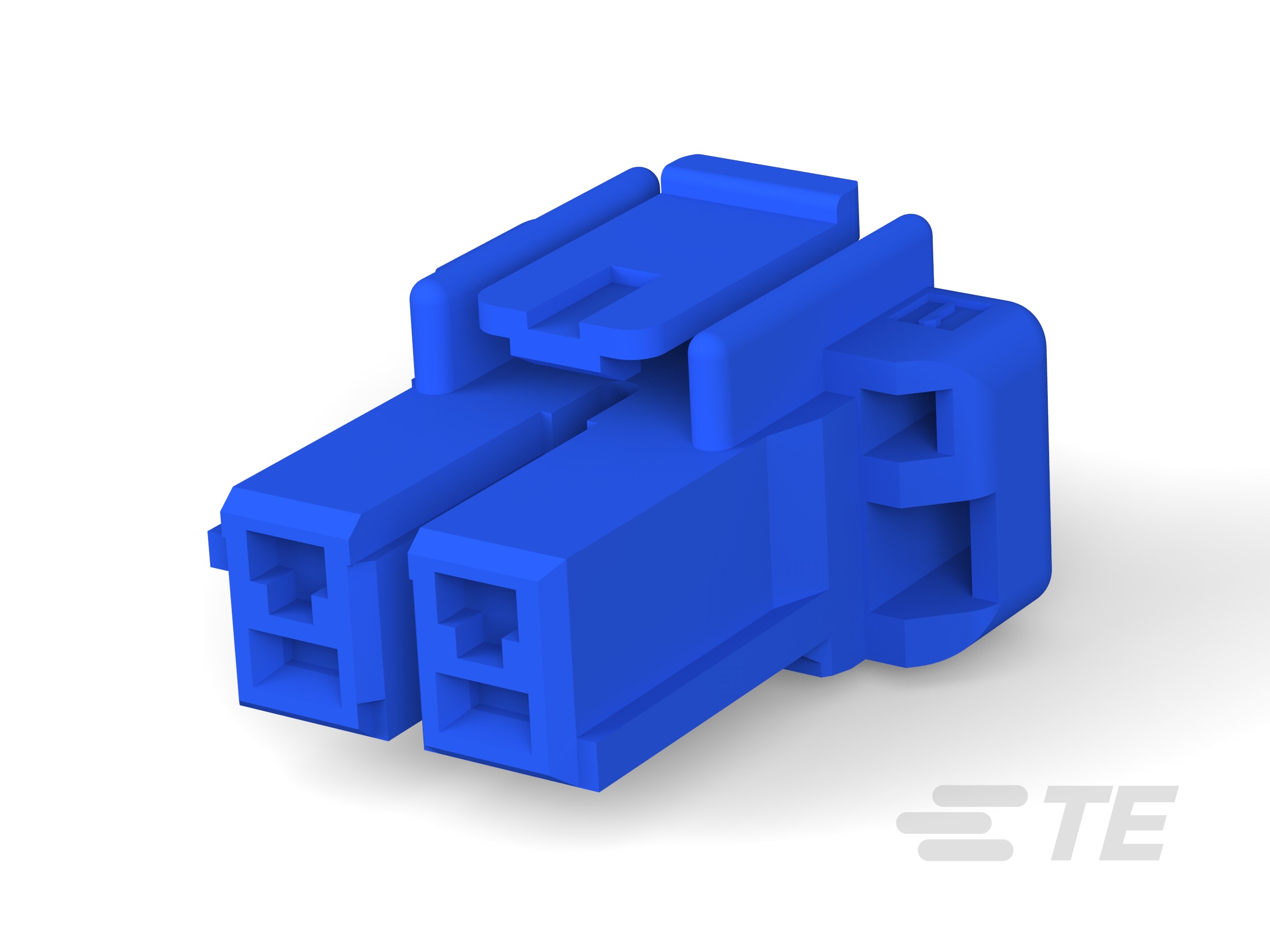 5MM POWER KEY 2P PLUG HSG BLUE-2-1376388-3