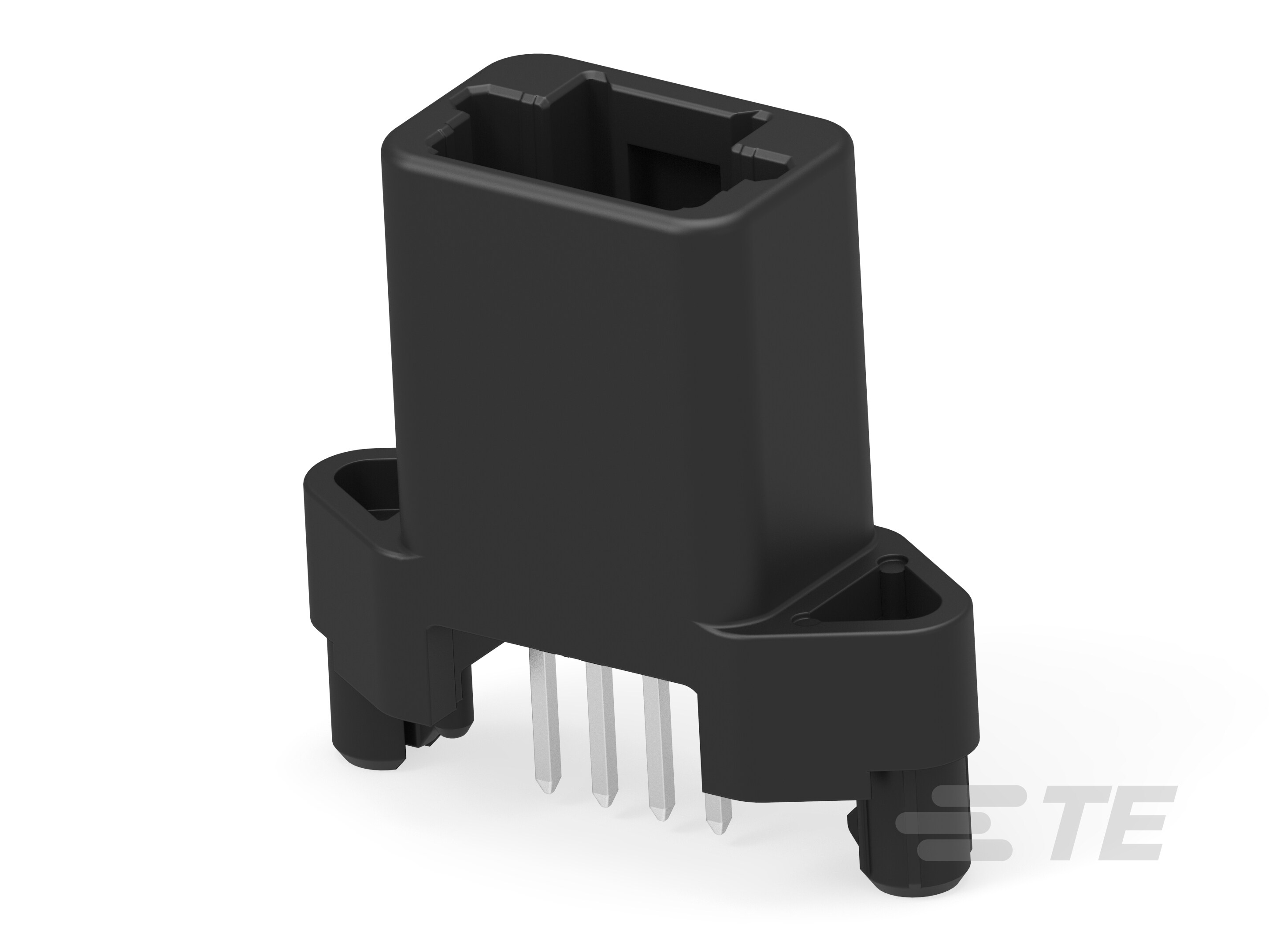4W TH HEADER ASSY BLACK-2-1379700-1