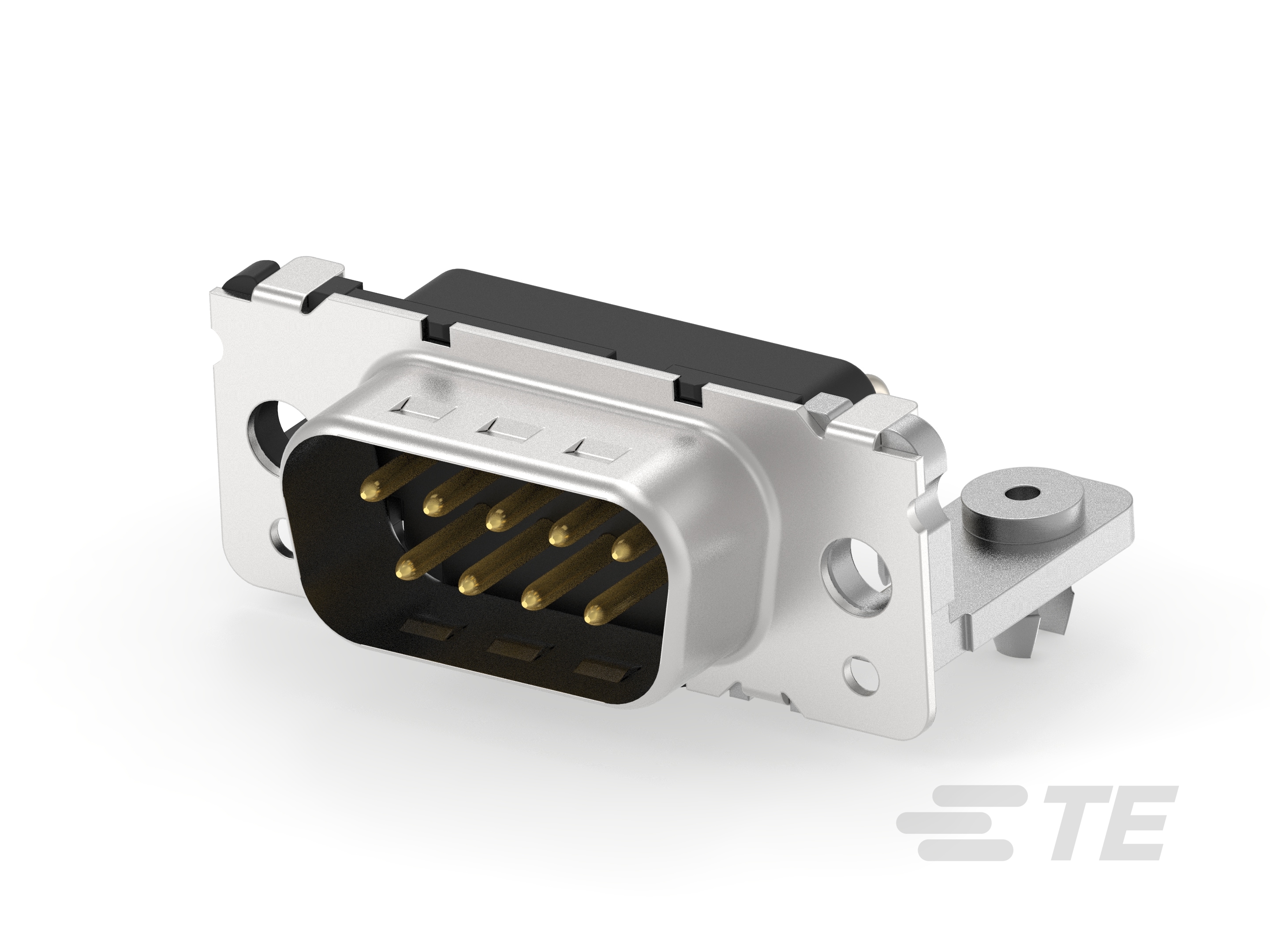 D-Sub プラグ アセンブリ: ヨーロッパ規格、ライト アングル、シェル サイズ 1、2.74mm-CAT-979-PARES1274