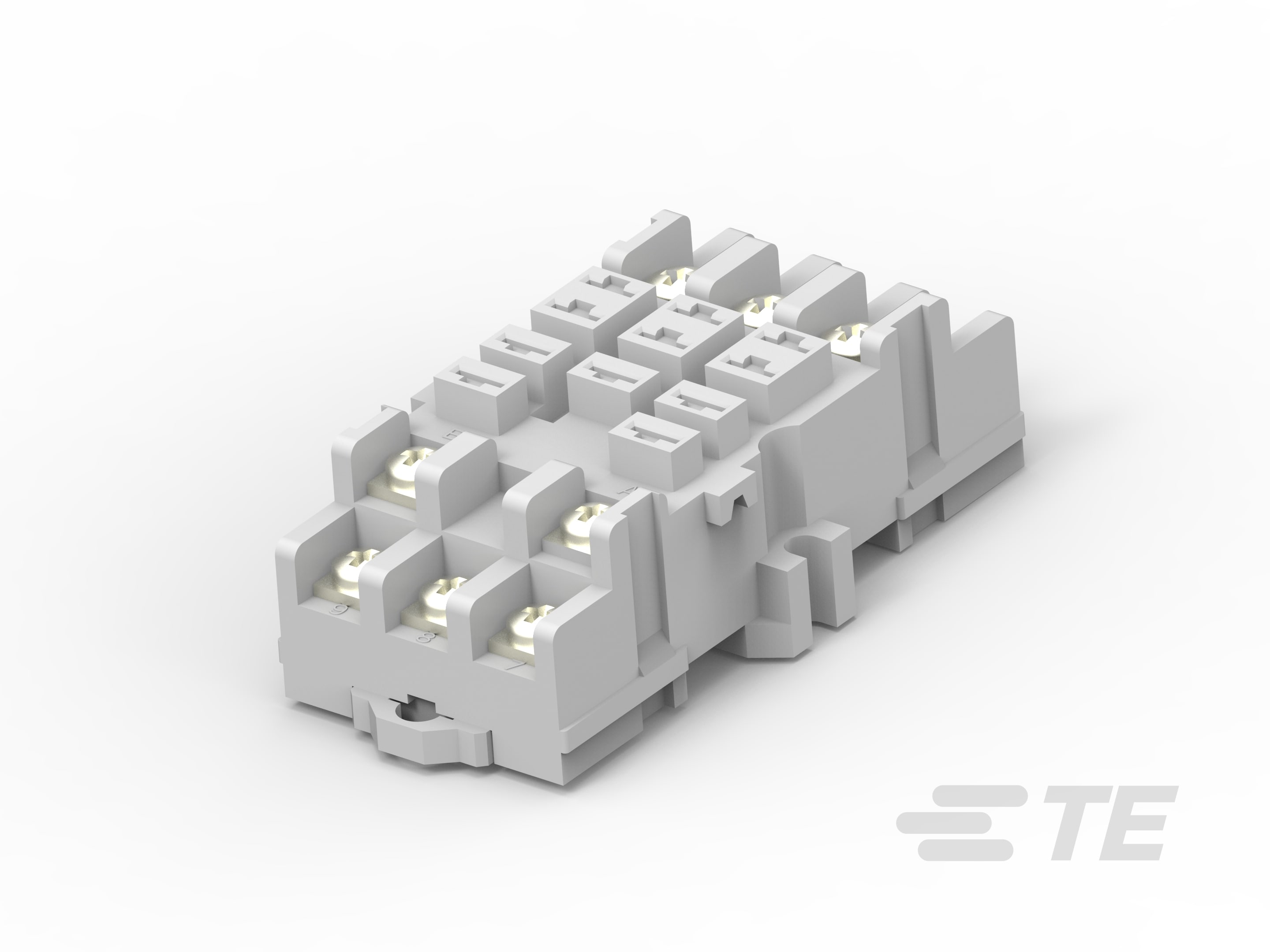 27E893=SOCKET,KU,11,QC,POLY,DINRAIL-2-1419106-5