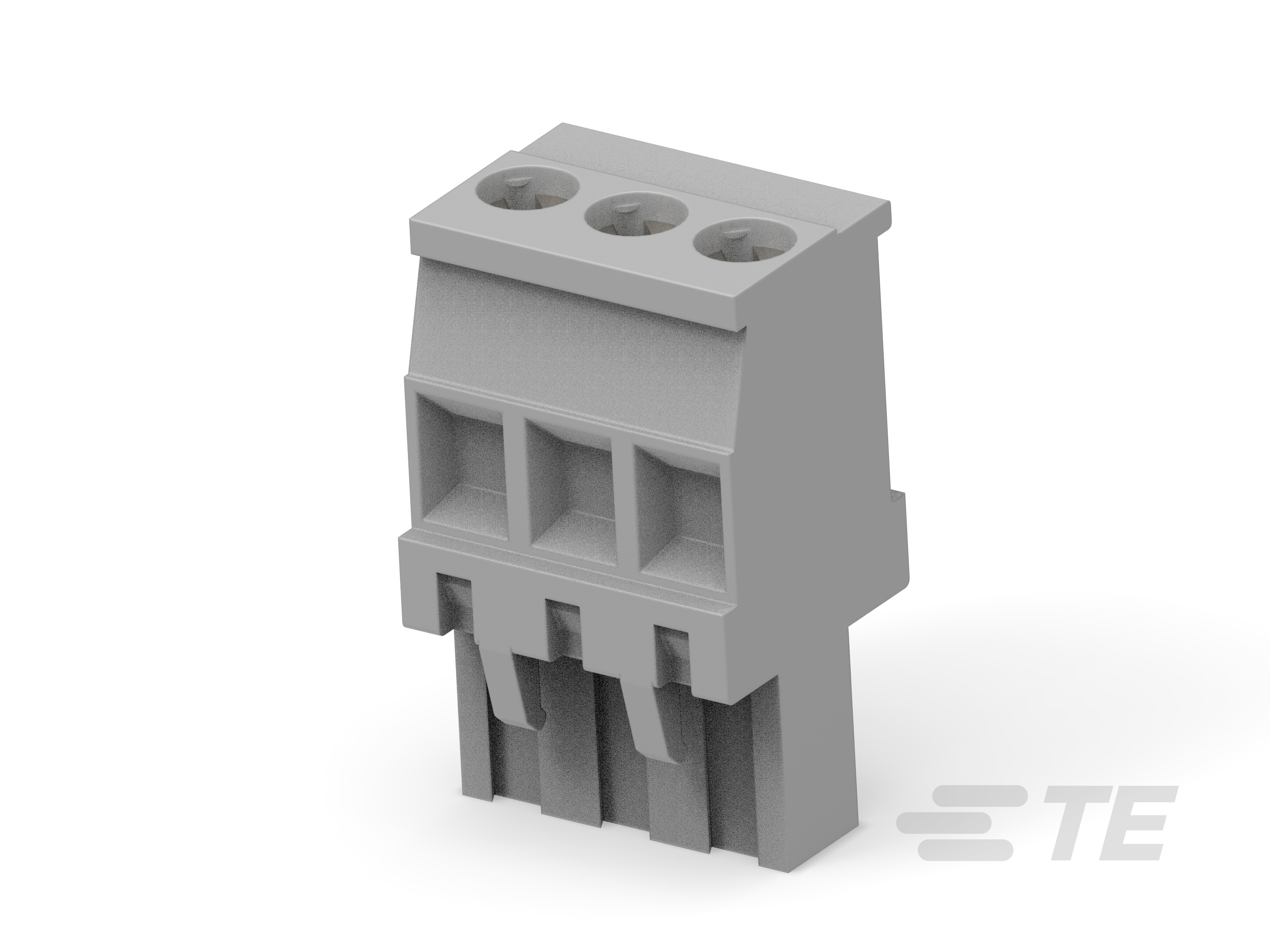 3P VERT PLUG,GRAY,MARKED-2-1546857-7