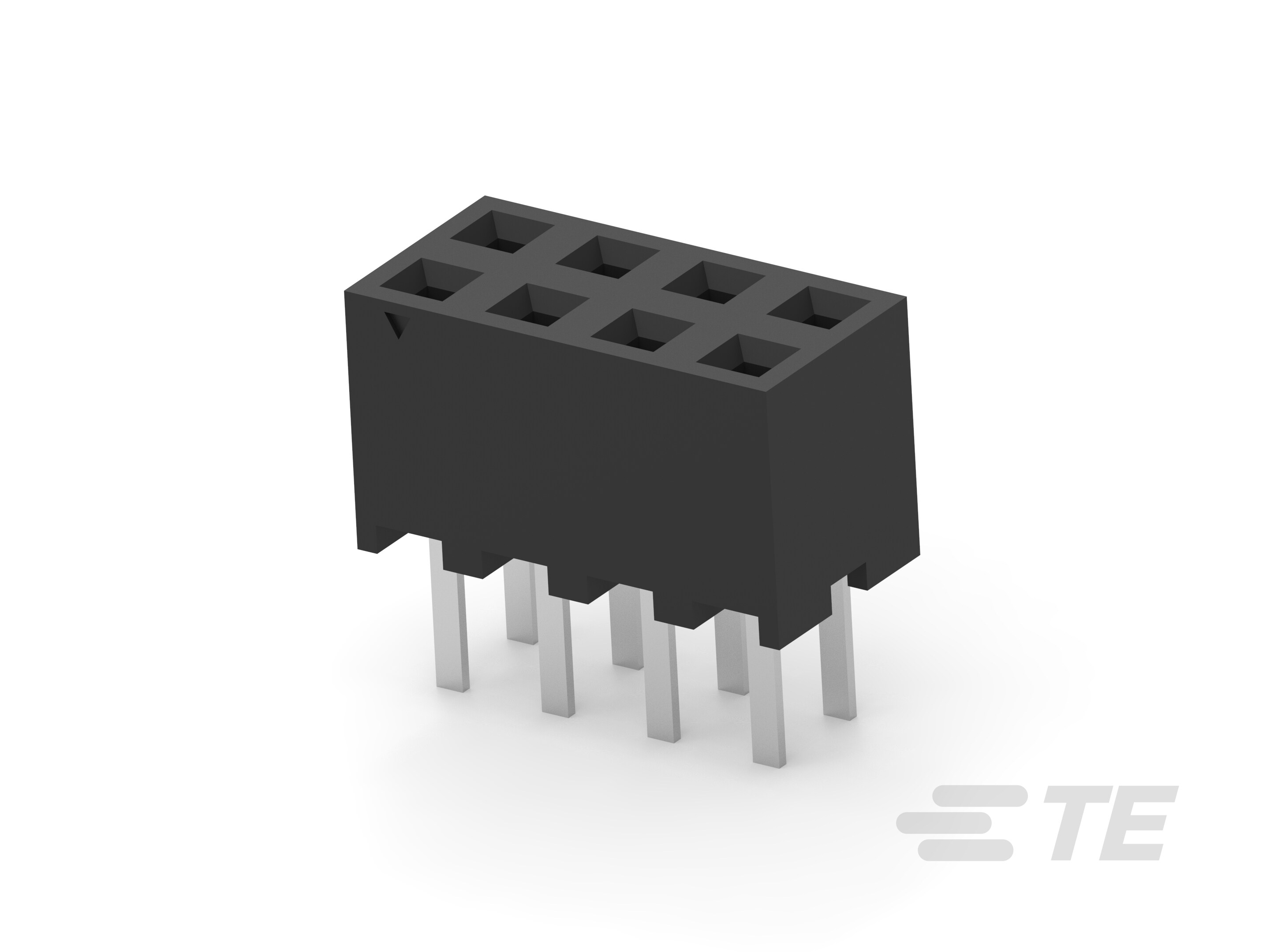RCPT, 2.0MM, 08P,VRT MT, 8 Au