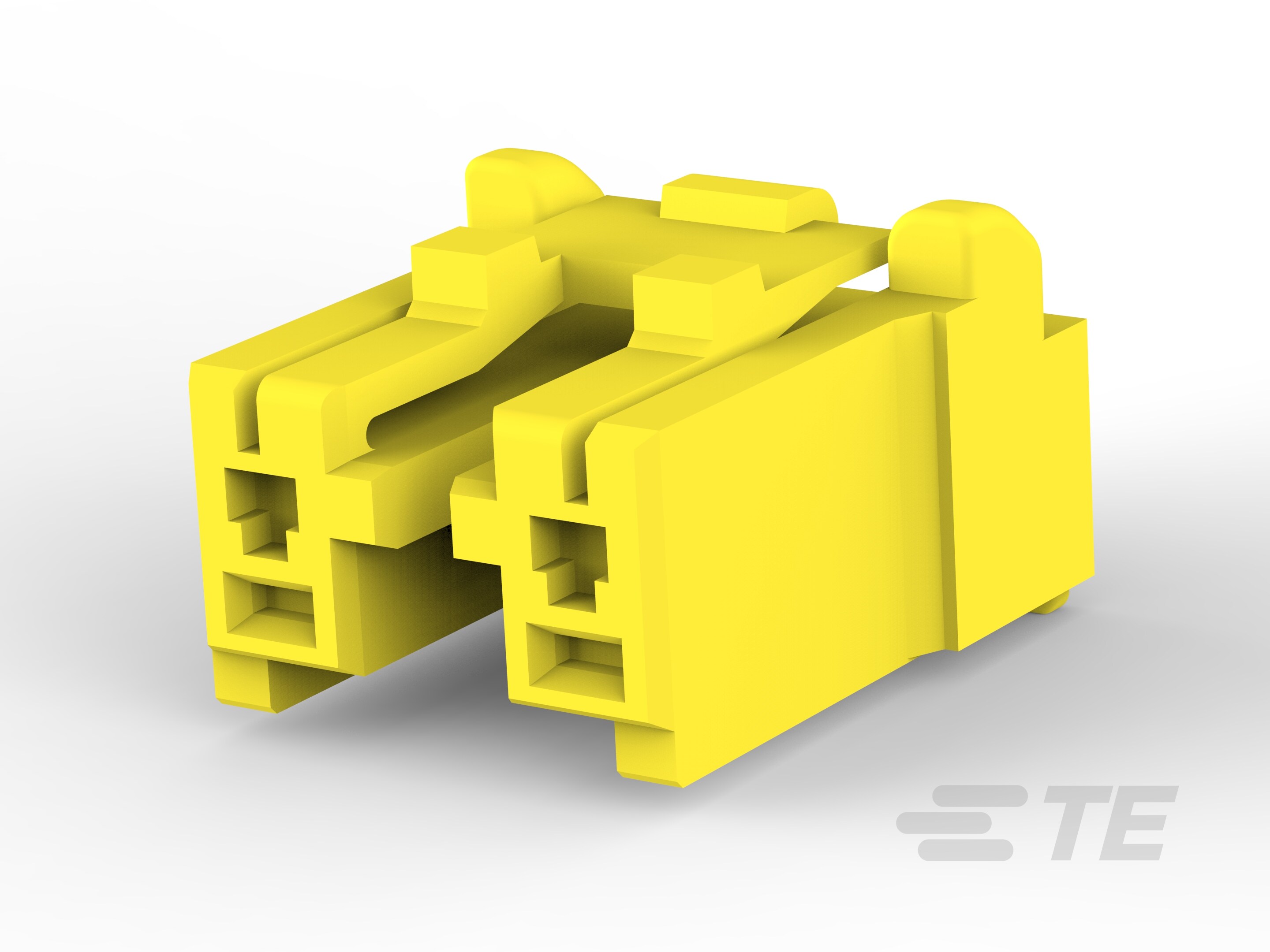GIC 7.92 2POS PLUG YELLOW KEYING C-2-1747050-4