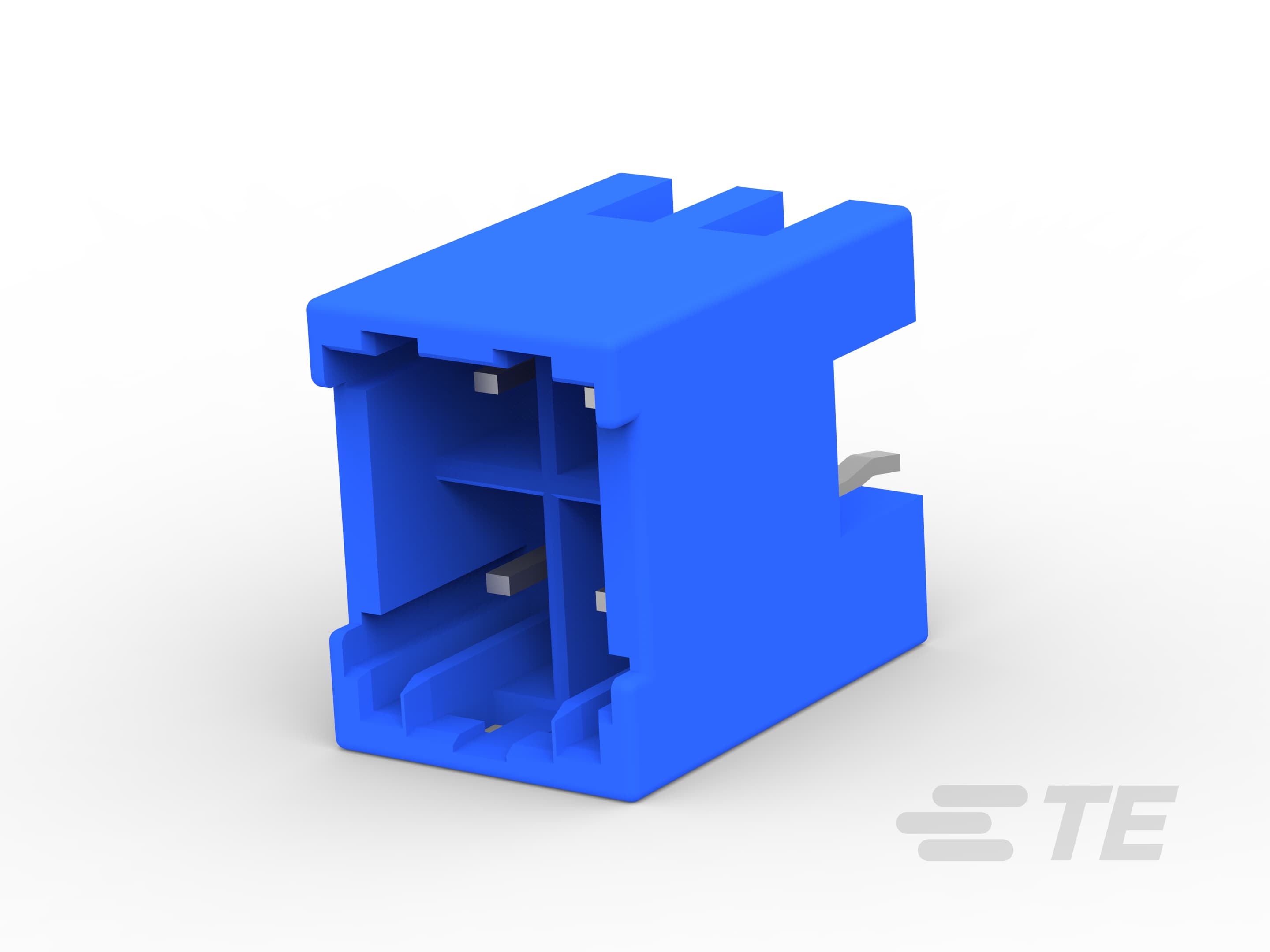 GIC 3.3 HDR ASSY BLUE WITH KINK-2-1827391-1