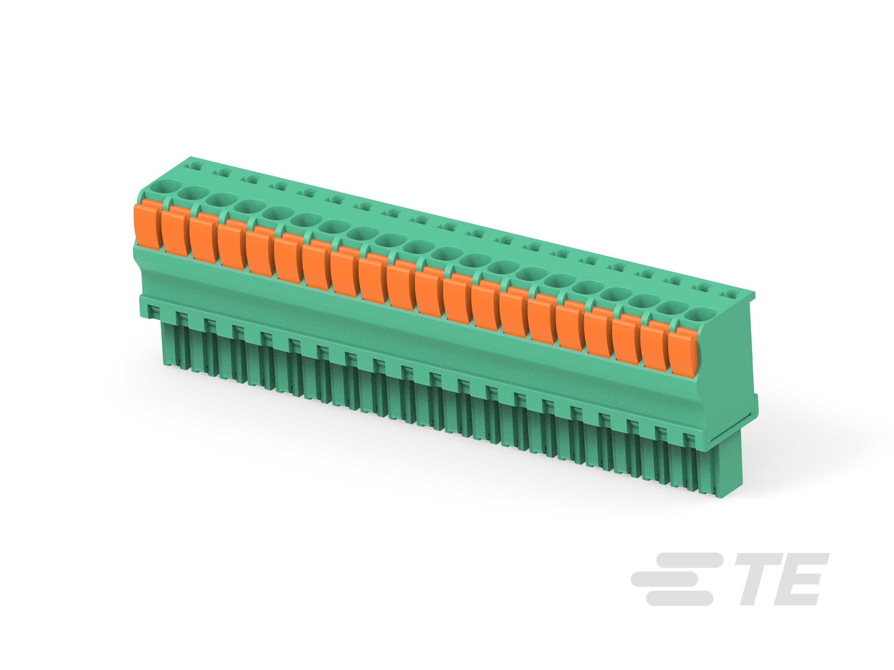 STR PLUG SPRING TYPE RH 20P, 3.50mm-2-1986692-0