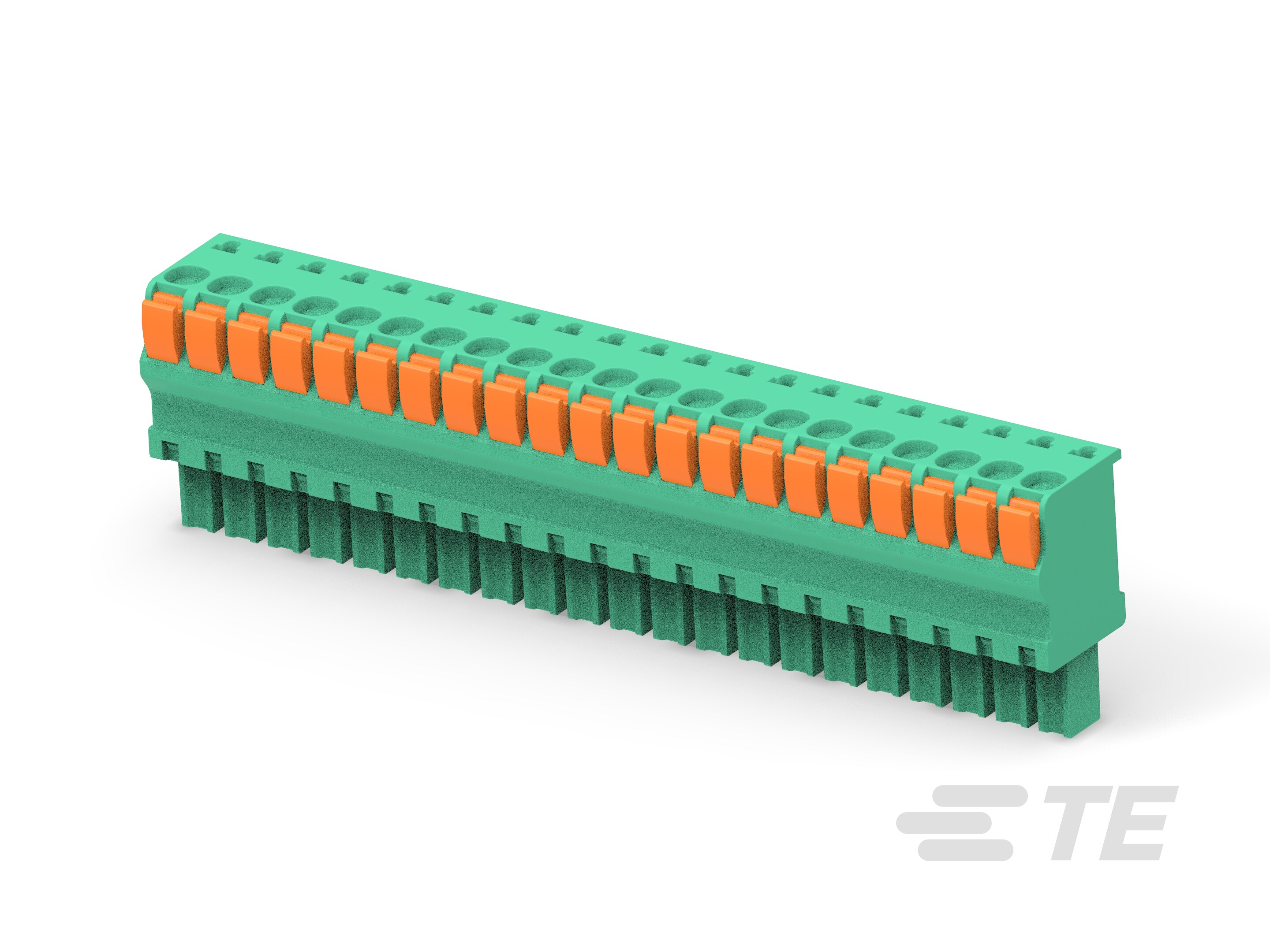 STR PLUG SPRING TYPE LH 21P, 3.81mm-2-1986722-1