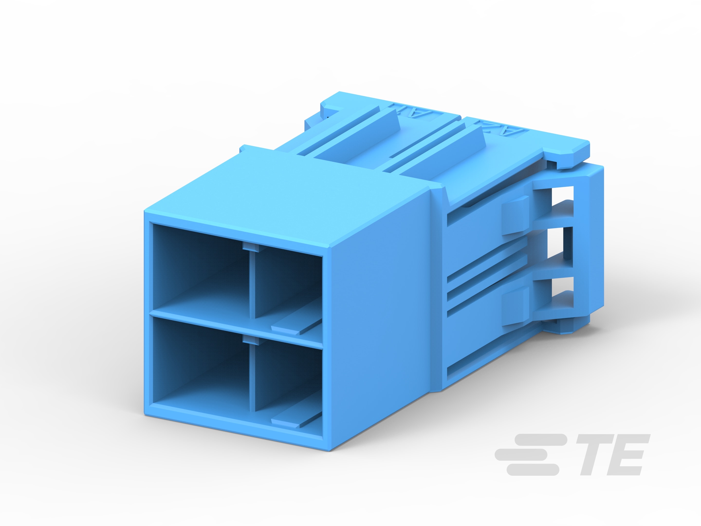 DYNAMIC 5300 TAB HSG 4P YY BLUE-2-2069331-3