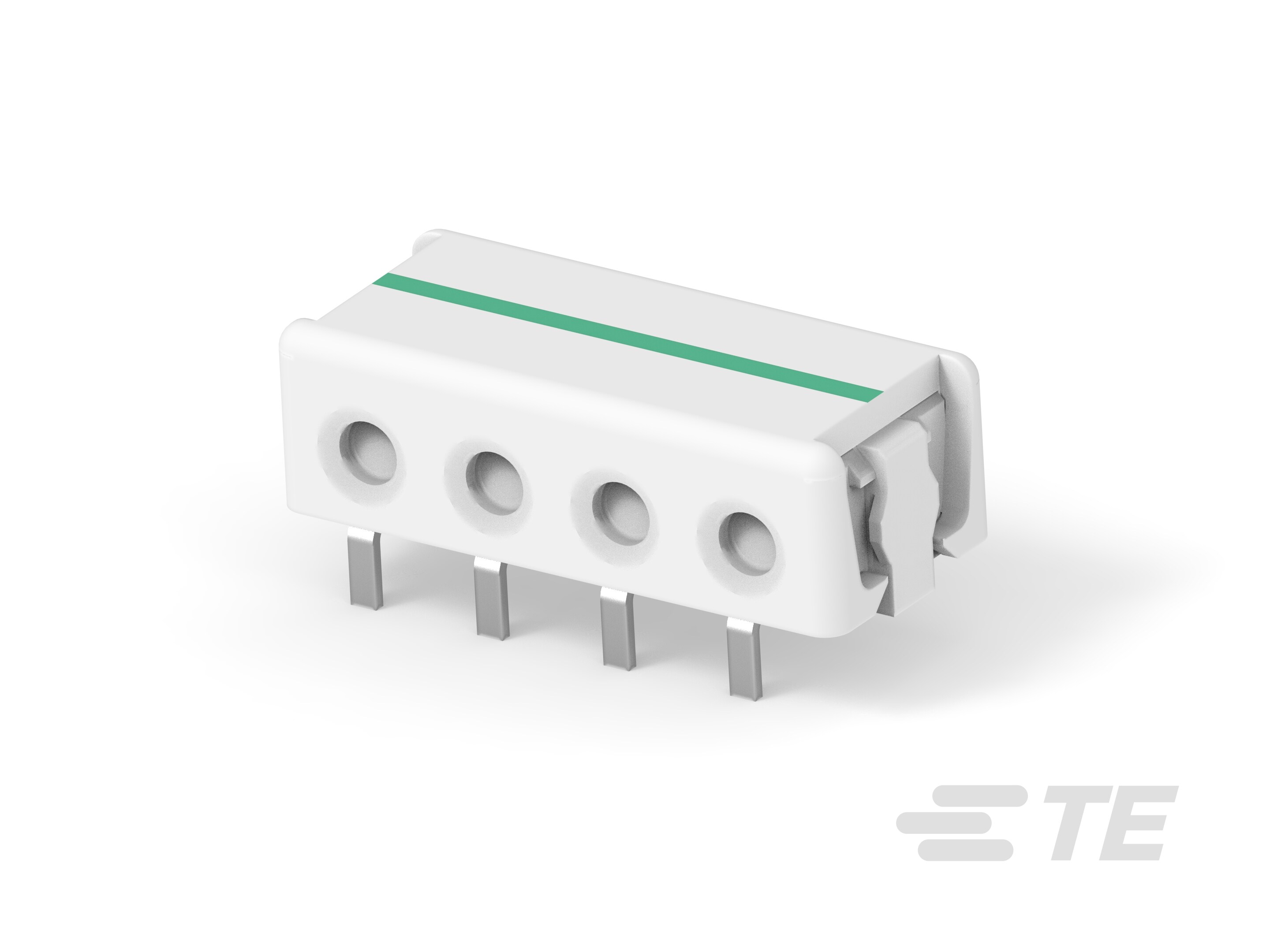Connector, Thru Hole-IDC, 4 pos, 22AWG-2-2106489-4