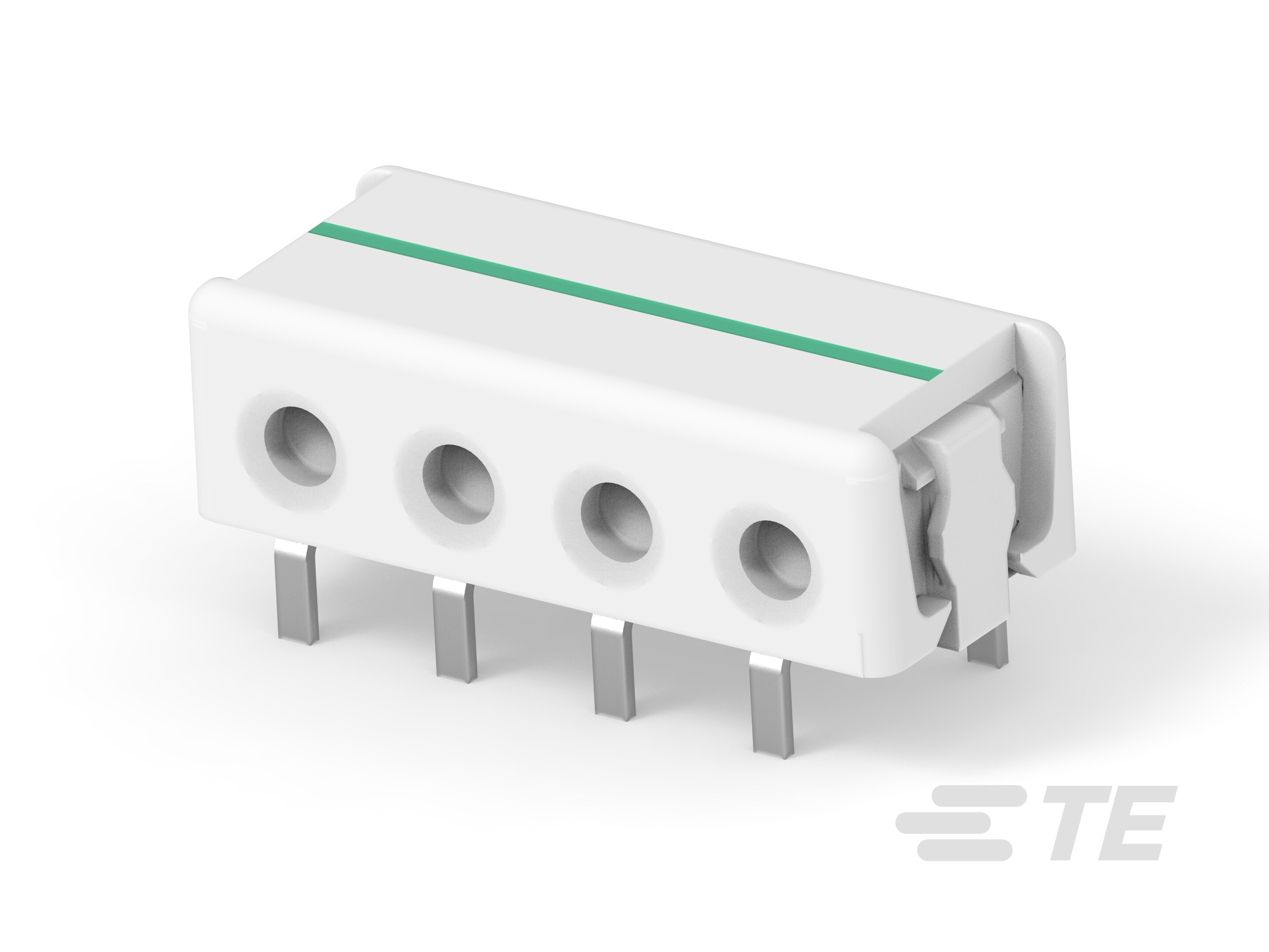 Connector, Thru Hole-IDC, 4 pos, 22AWG-2-2106751-4