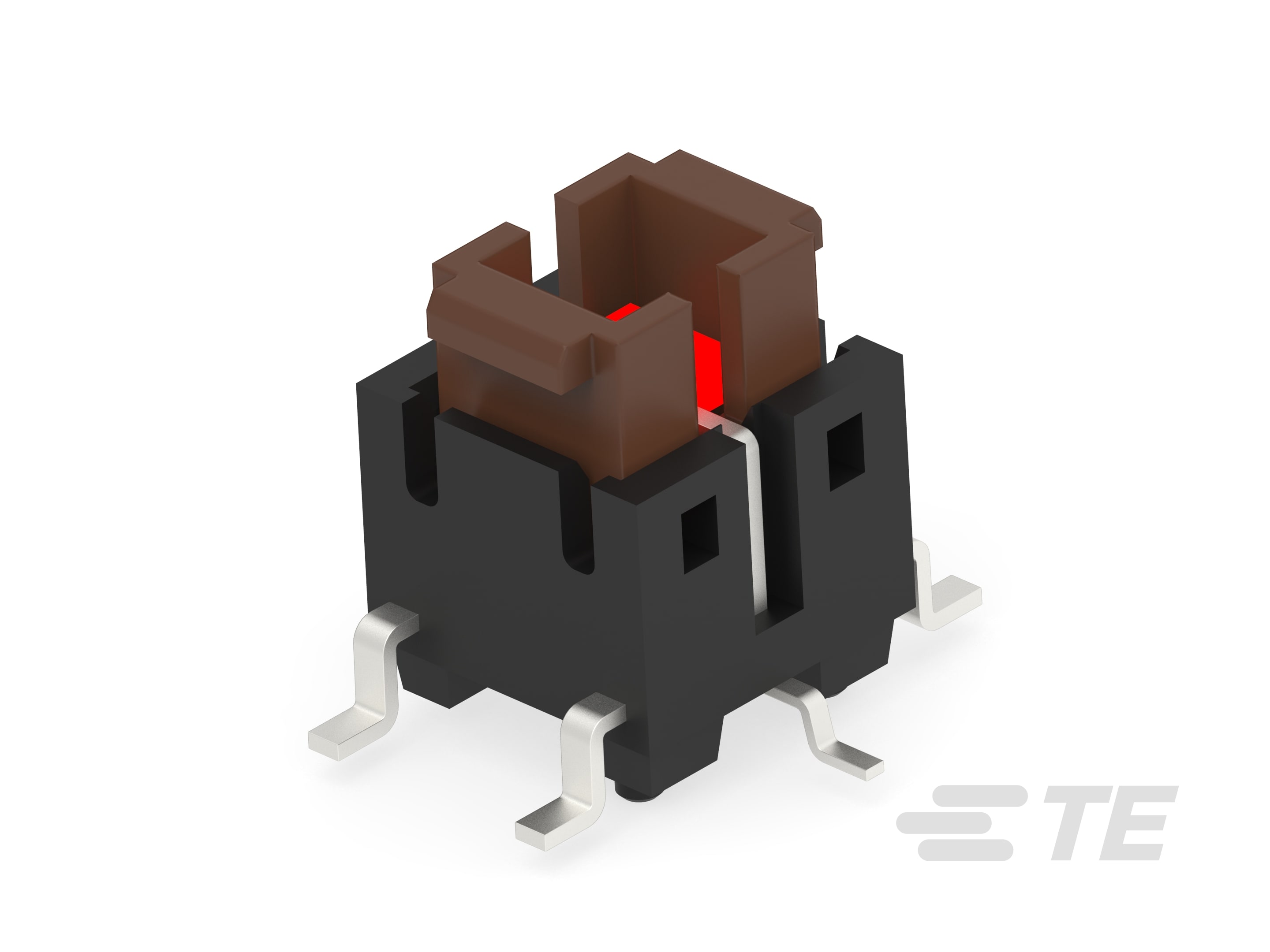 6X6 ILL TACT SMT 160GF RED SPST-NO-2-2213819-3
