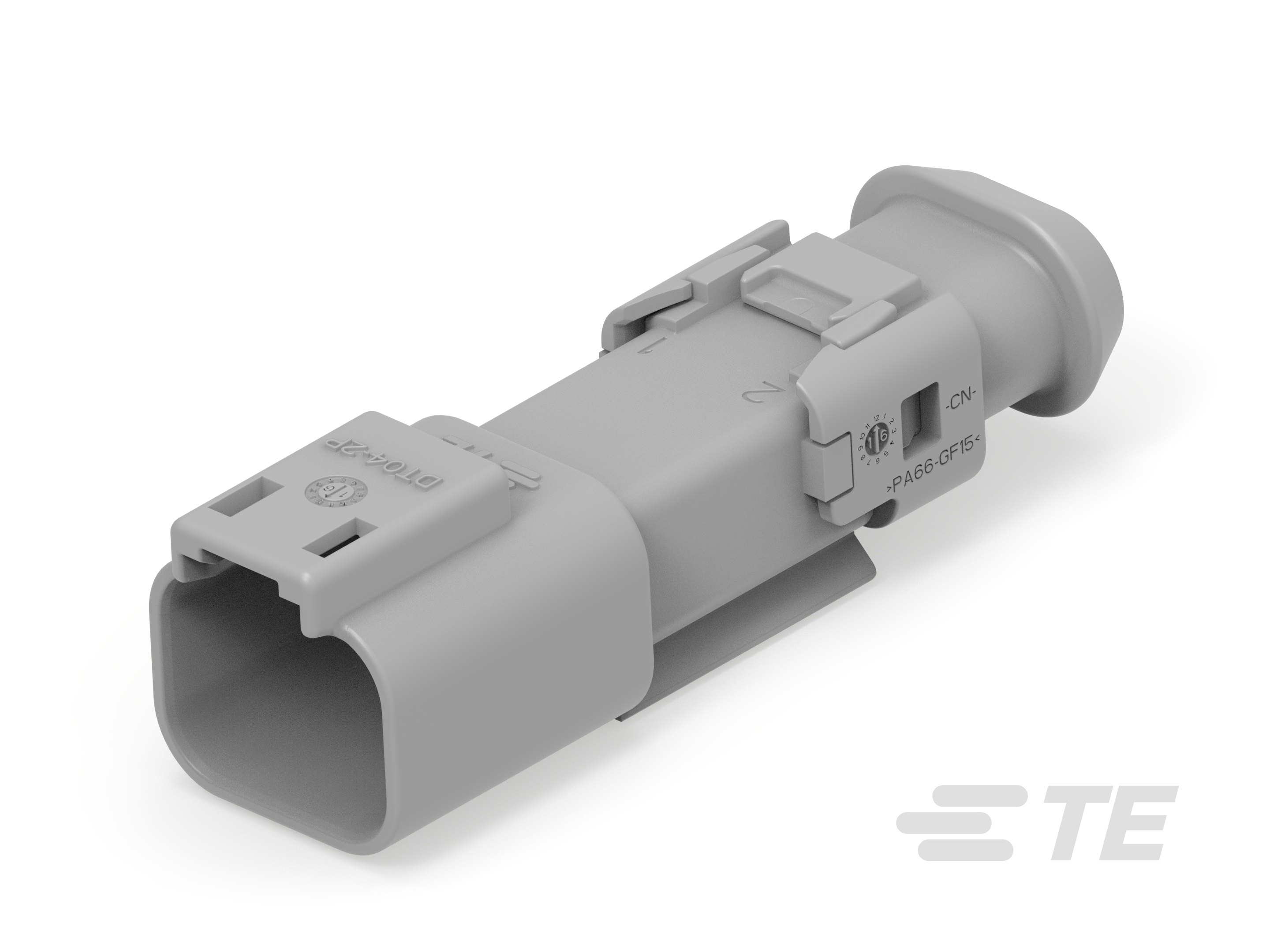 DT04-2P-TN81, REC, 2P, GRY, N, SNAPXCAP-2-2303812-2