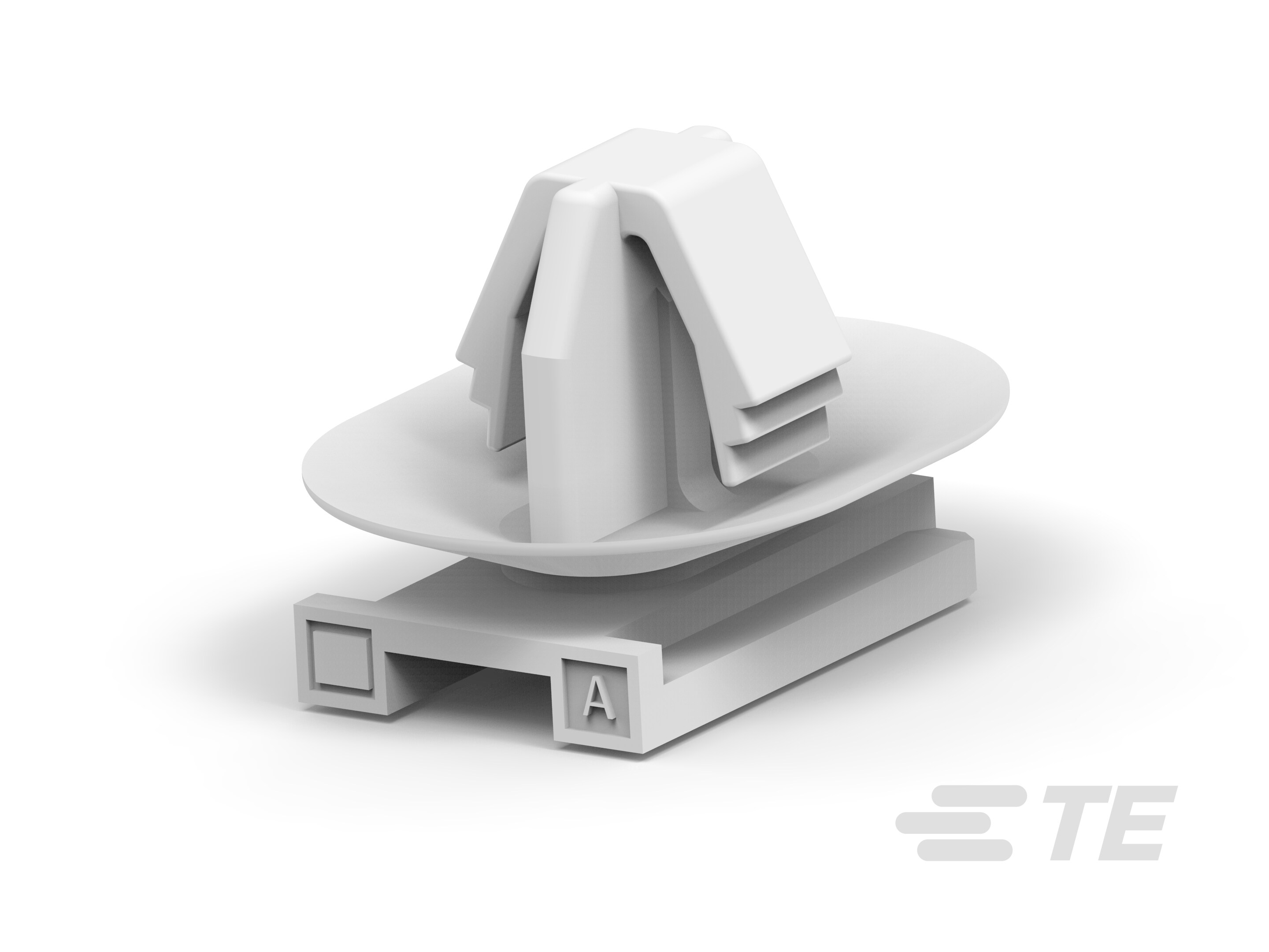 SLOT CLIP FOR 025/RF SLD 7P CAP NAT-2-2321463-1